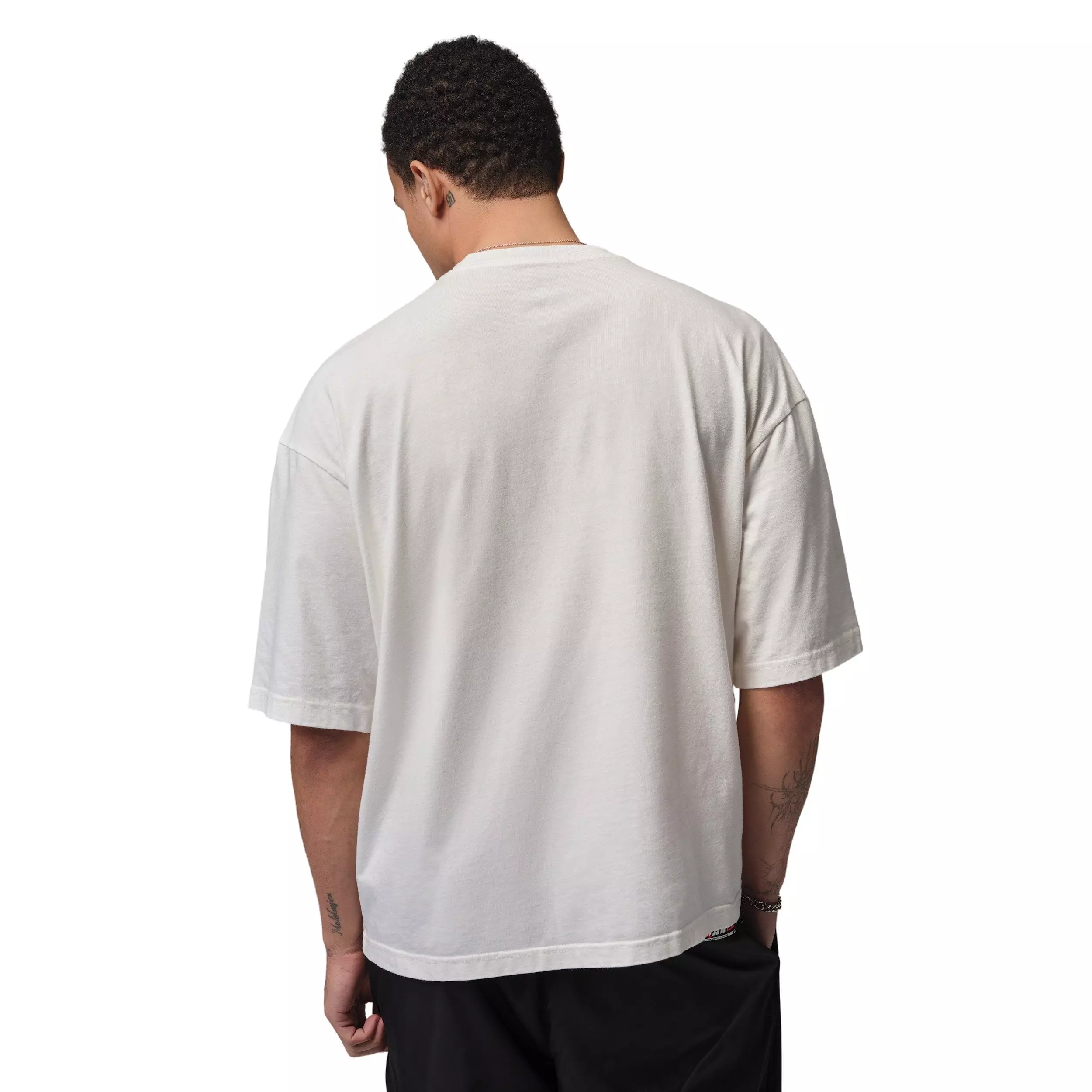 Jordan Men's Reissue WW Oversized Short-Sleeve Crew T-Shirt - WHITE