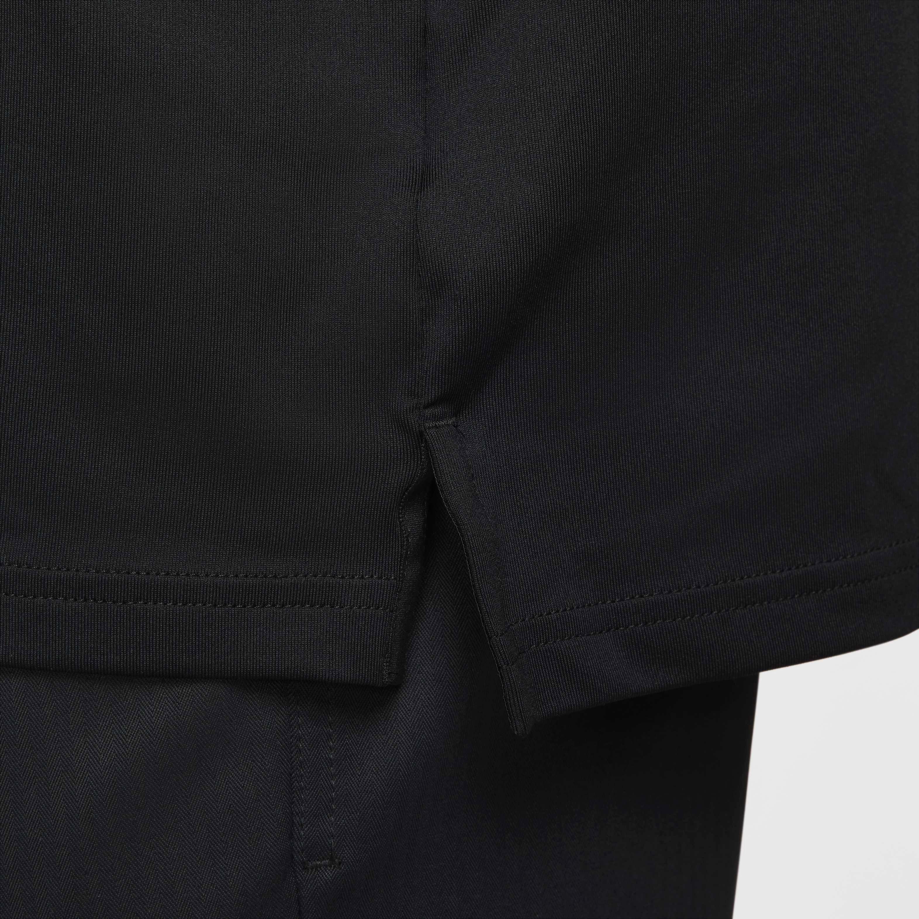 Nike Men's Tour Dri-FIT Solid OLC Golf Polo -Black - BLACK Thumbnail View 6