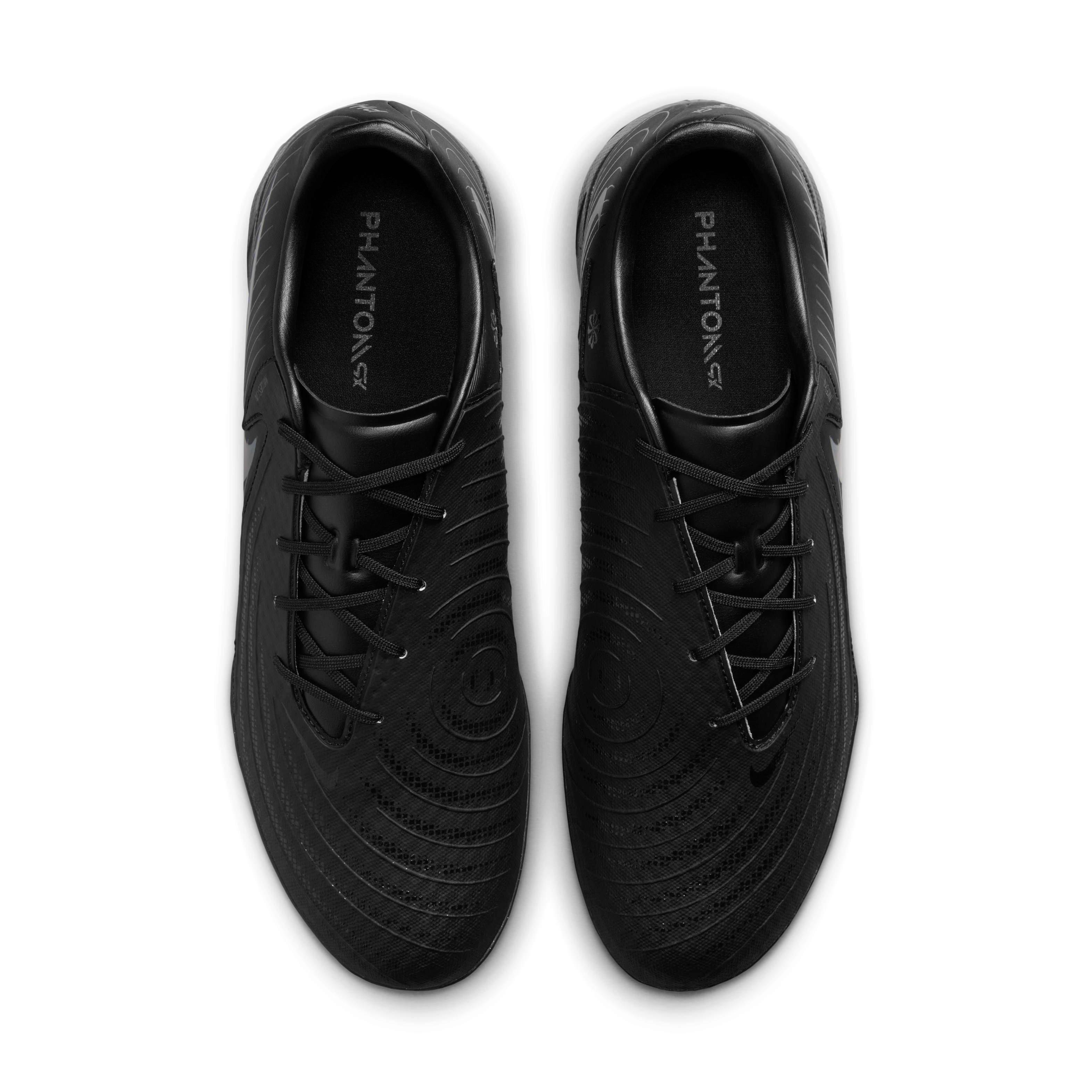 Nike Phantom GX 2 Academy Turf "Black/Deep Jungle/Black" Men's Soccer Shoe - BLACK/JUNGLE/BLACK Thumbnail View 4