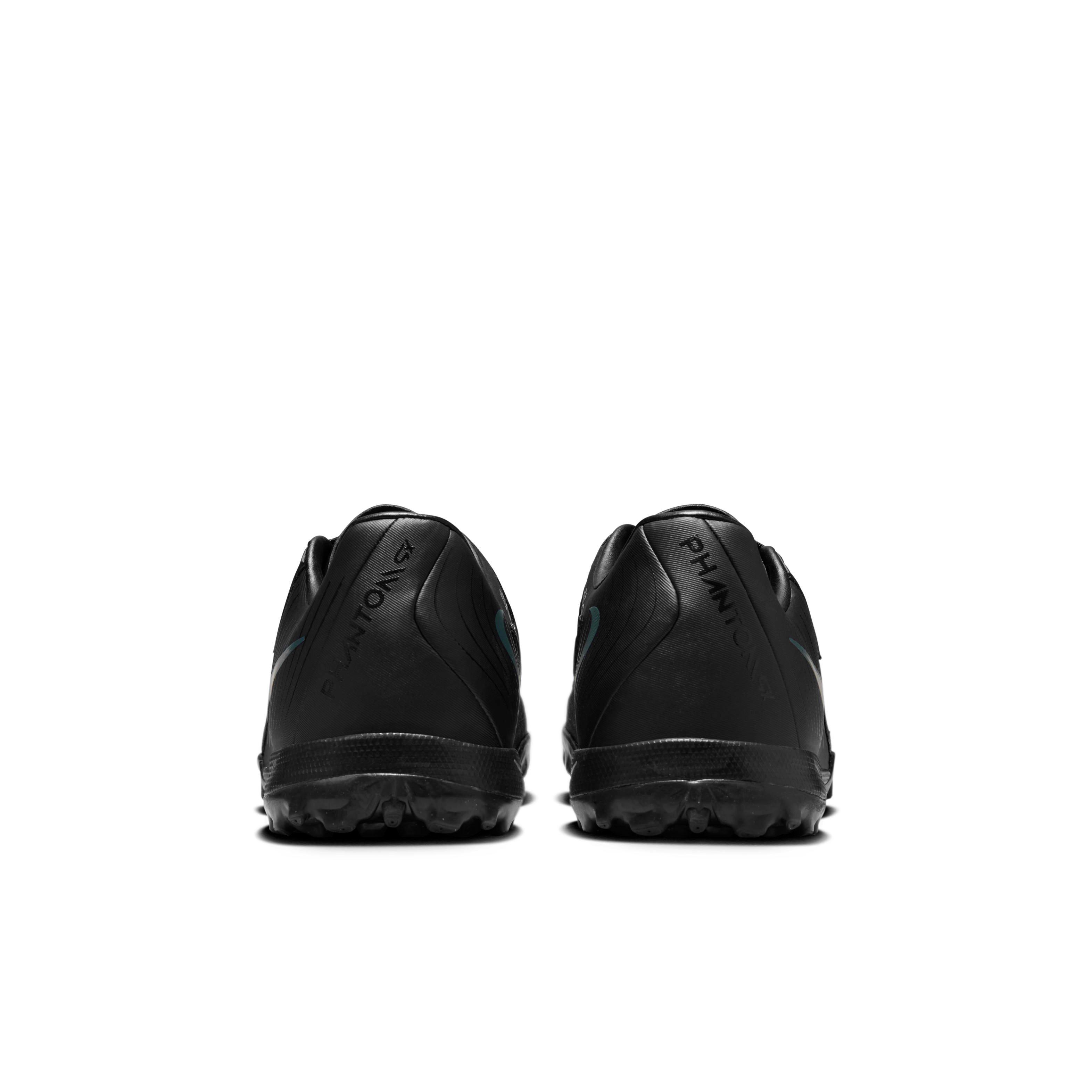 Nike Phantom GX 2 Academy Turf "Black/Deep Jungle/Black" Men's Soccer Shoe - BLACK/JUNGLE/BLACK Thumbnail View 5