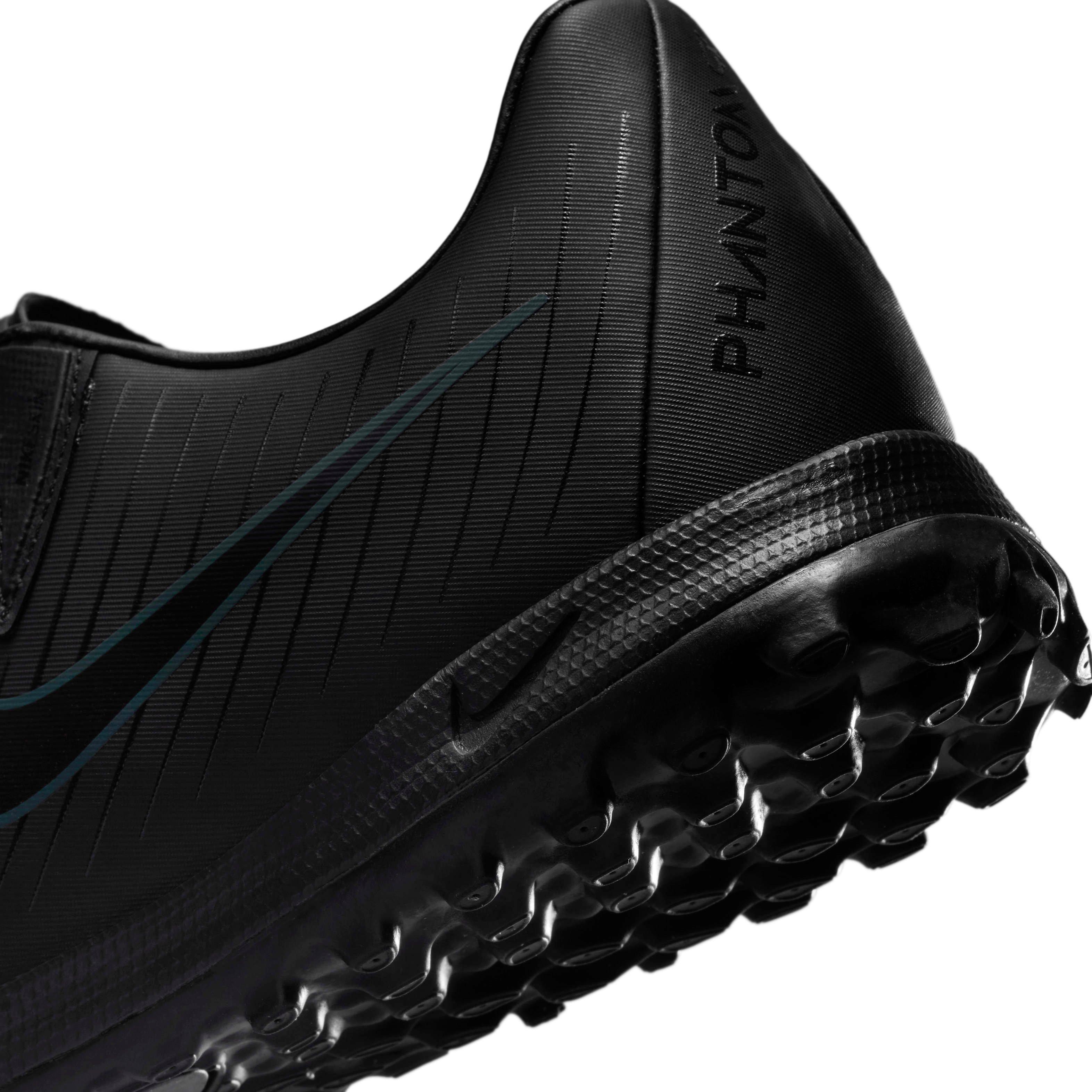 Nike Phantom GX 2 Academy Turf "Black/Deep Jungle/Black" Men's Soccer Shoe - BLACK/JUNGLE/BLACK Thumbnail View 8