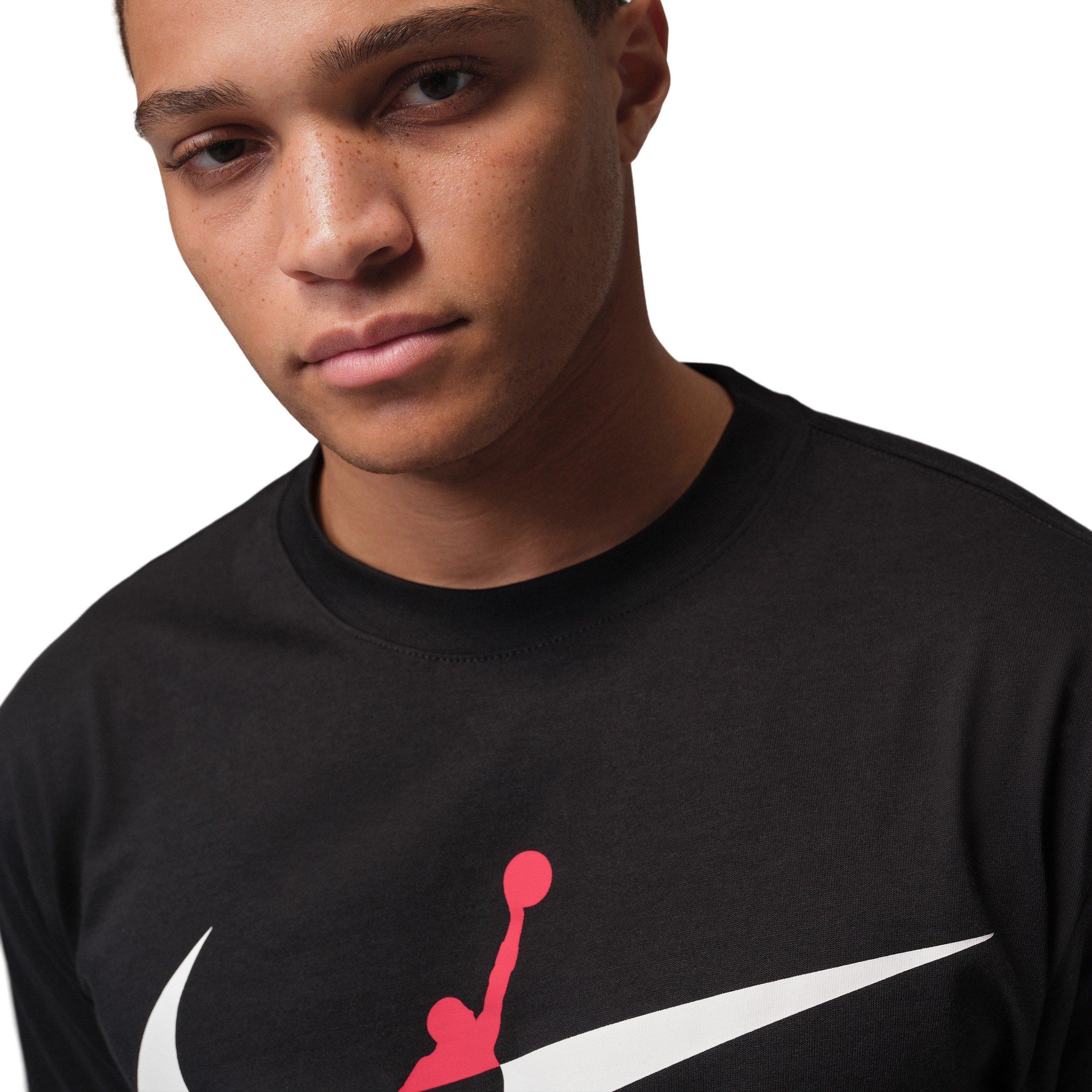 Jordan Men's Brooklyn Jumpman T-Shirt - BLACK Thumbnail View 3