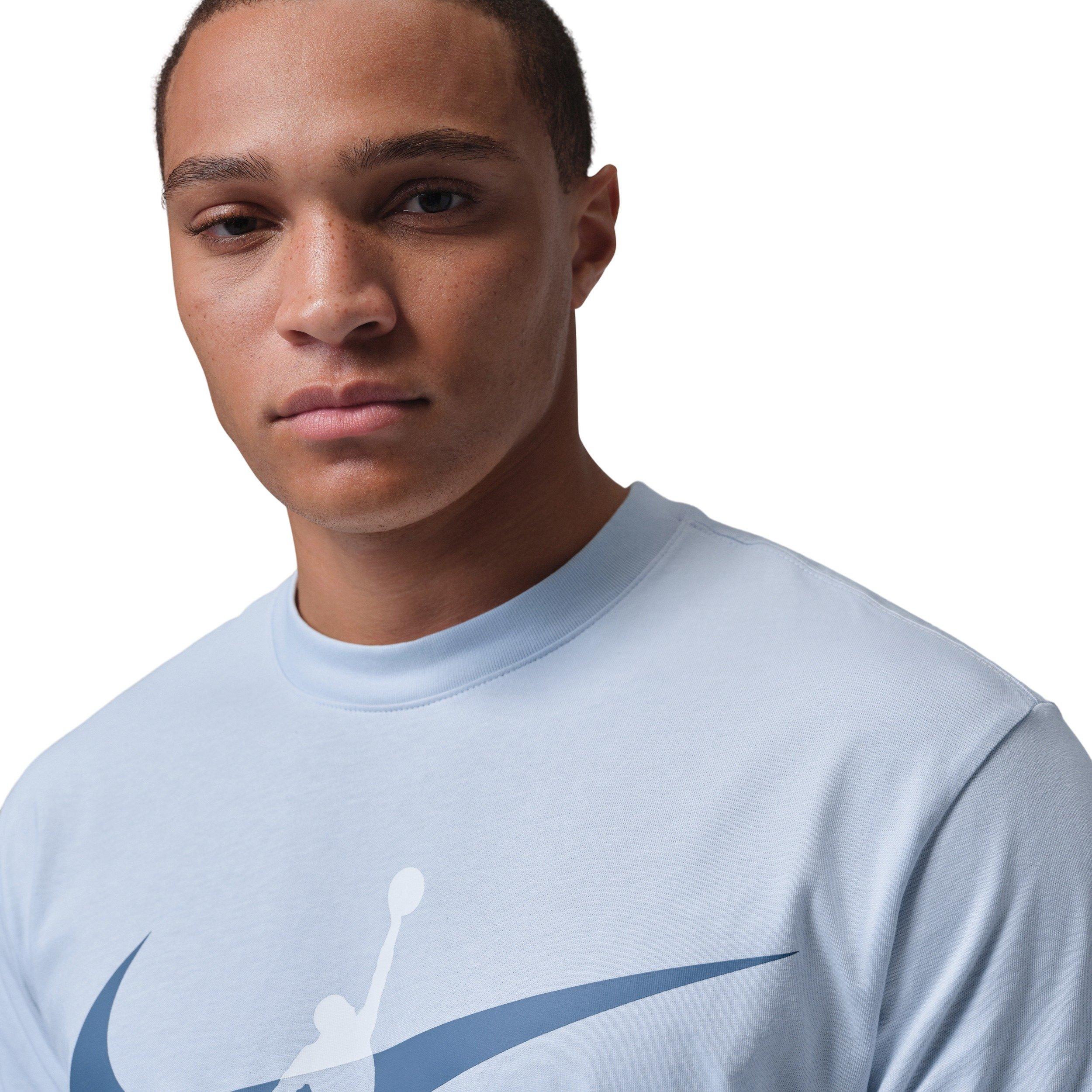 Jordan Men's Brooklyn Jumpman T-Shirt - BLUE Thumbnail View 3