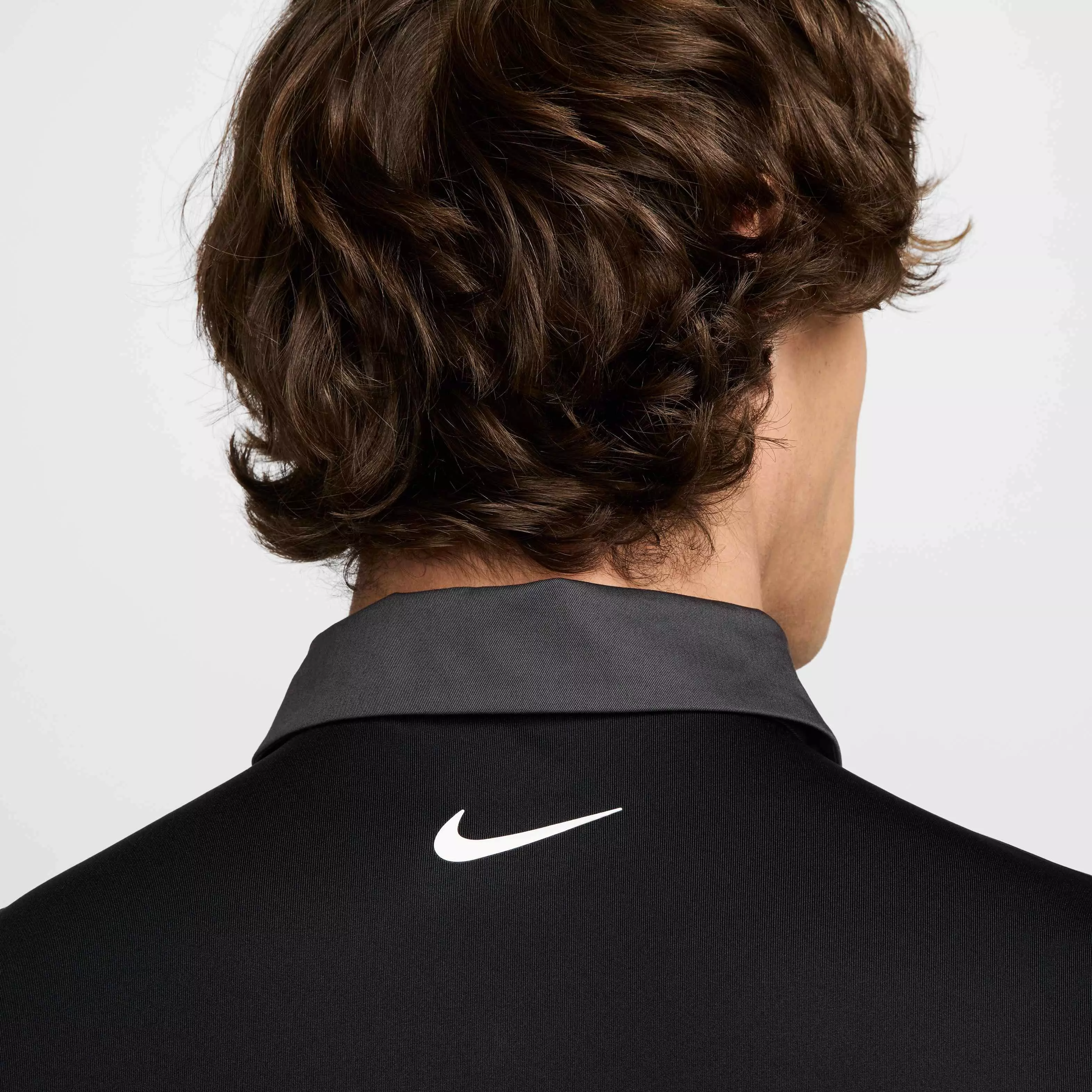 Nike Men's Tour Dri-FIT Contrast Golf Polo - BLACK