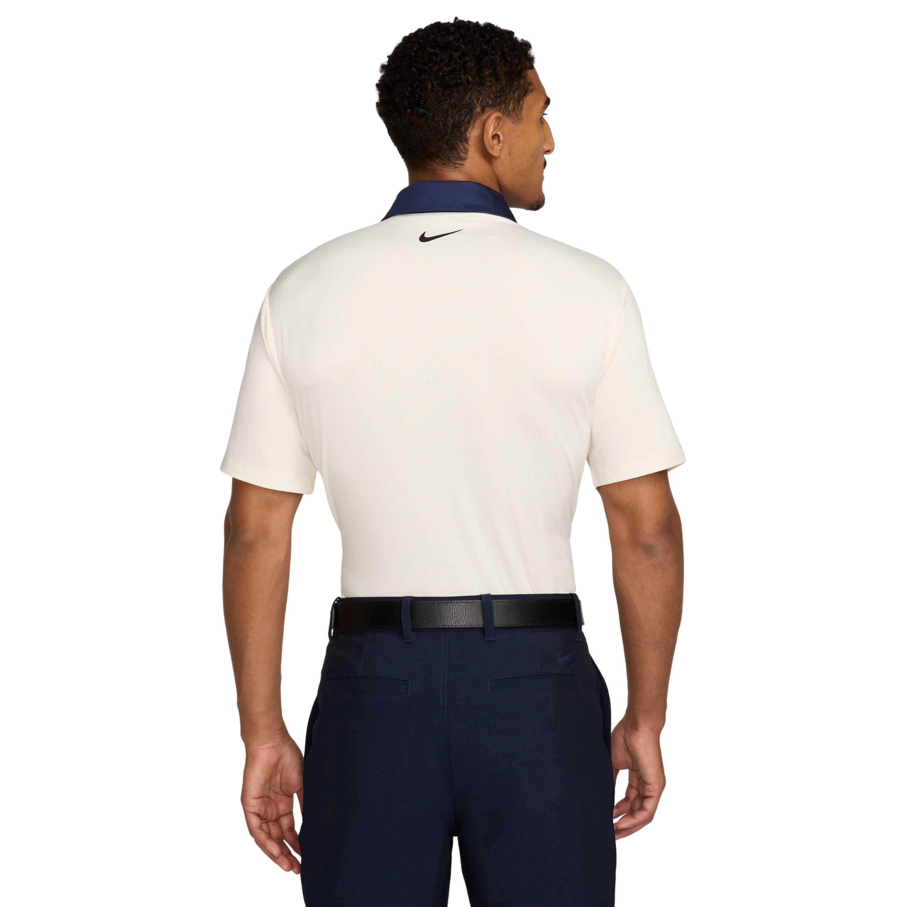 Nike Men's Tour Dri-FIT Contrast Golf Polo - IVORY Thumbnail View 2