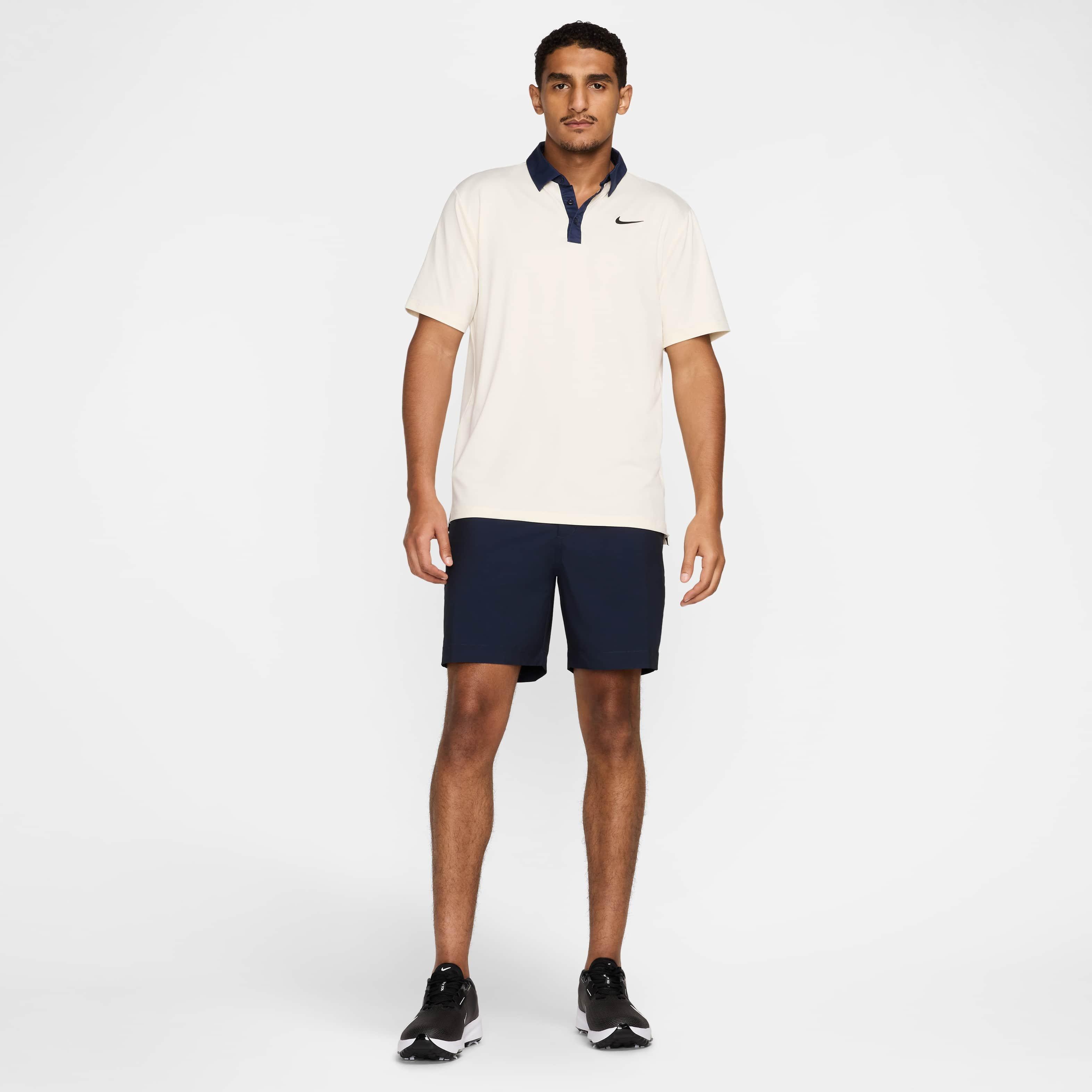 Nike Men's Tour Dri-FIT Contrast Golf Polo - IVORY Thumbnail View 6