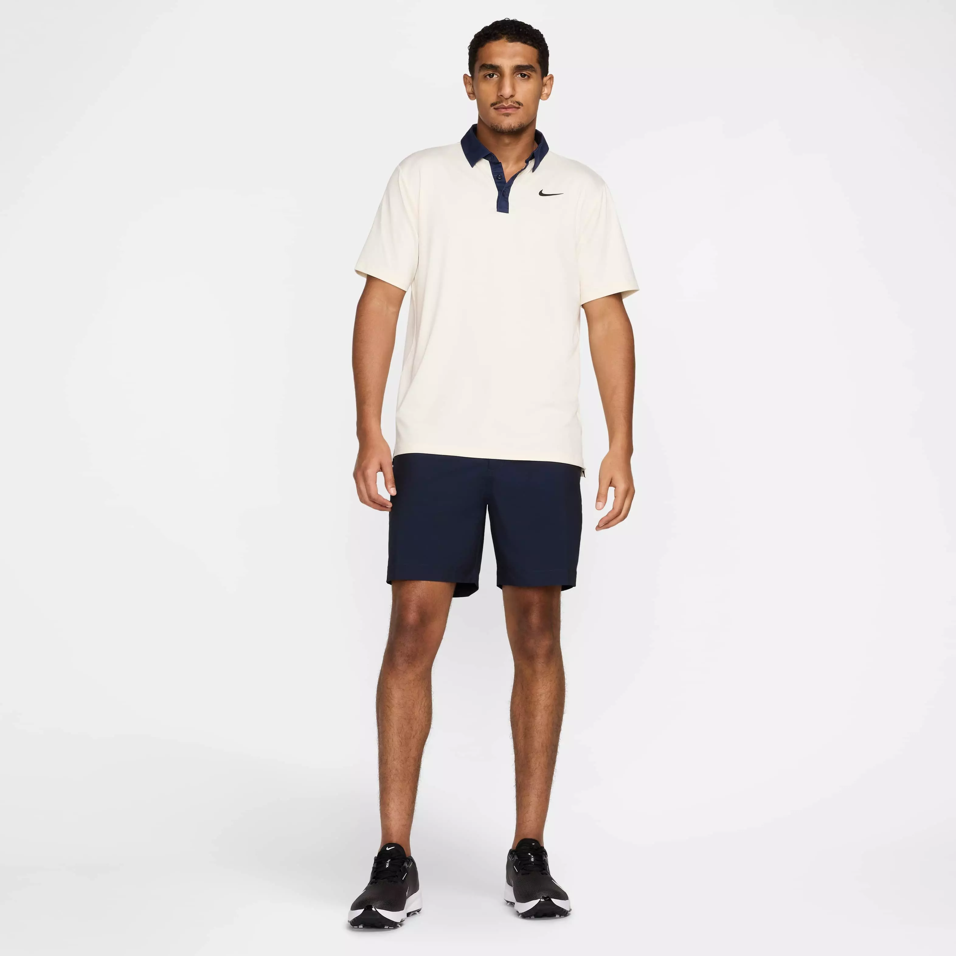 Nike Men's Tour Dri-FIT Contrast Golf Polo - IVORY