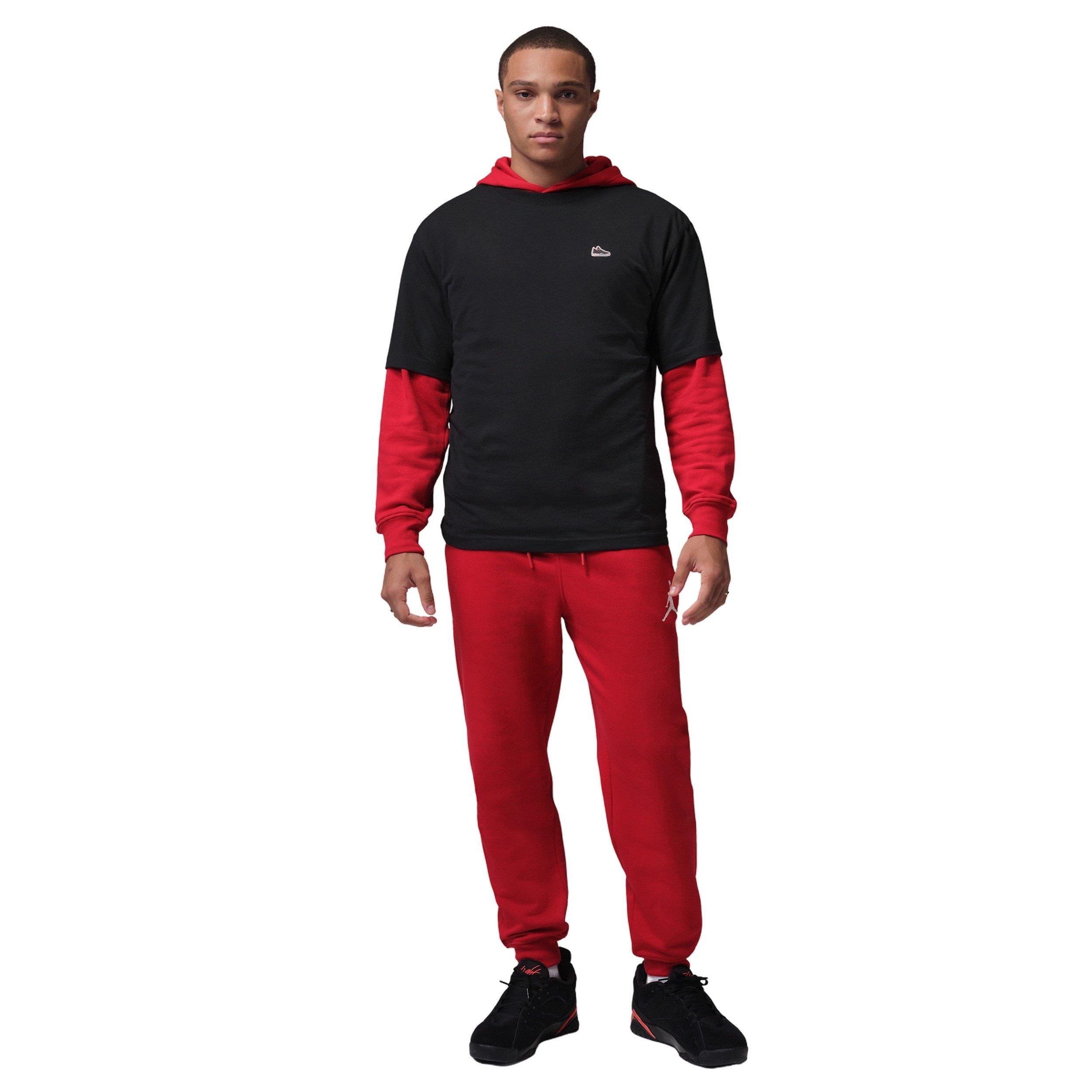 Jordan Men's Sneaker Patch T-Shirt - BLACK Thumbnail View 5