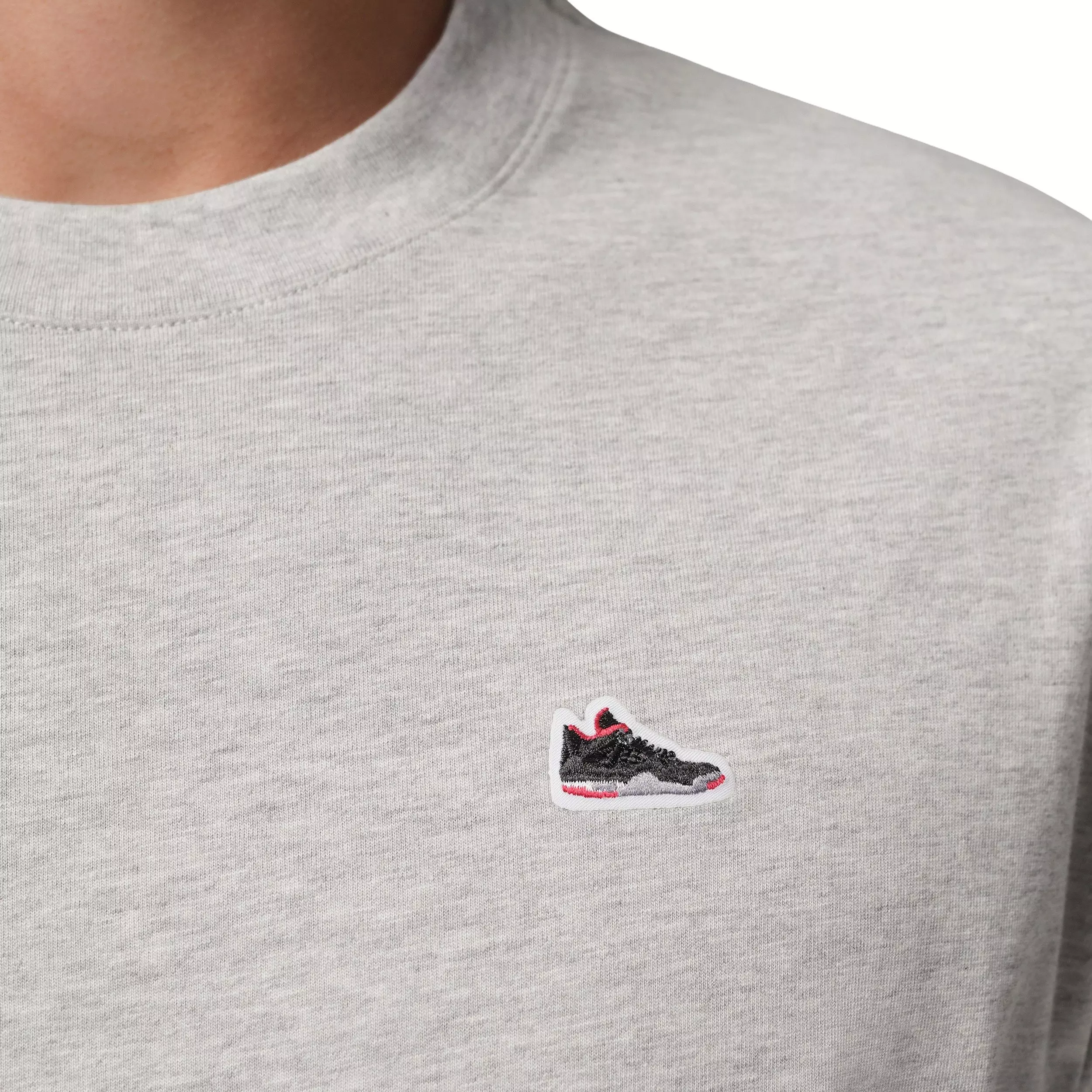 Jordan Men's Sneaker Patch T-Shirt - GREY