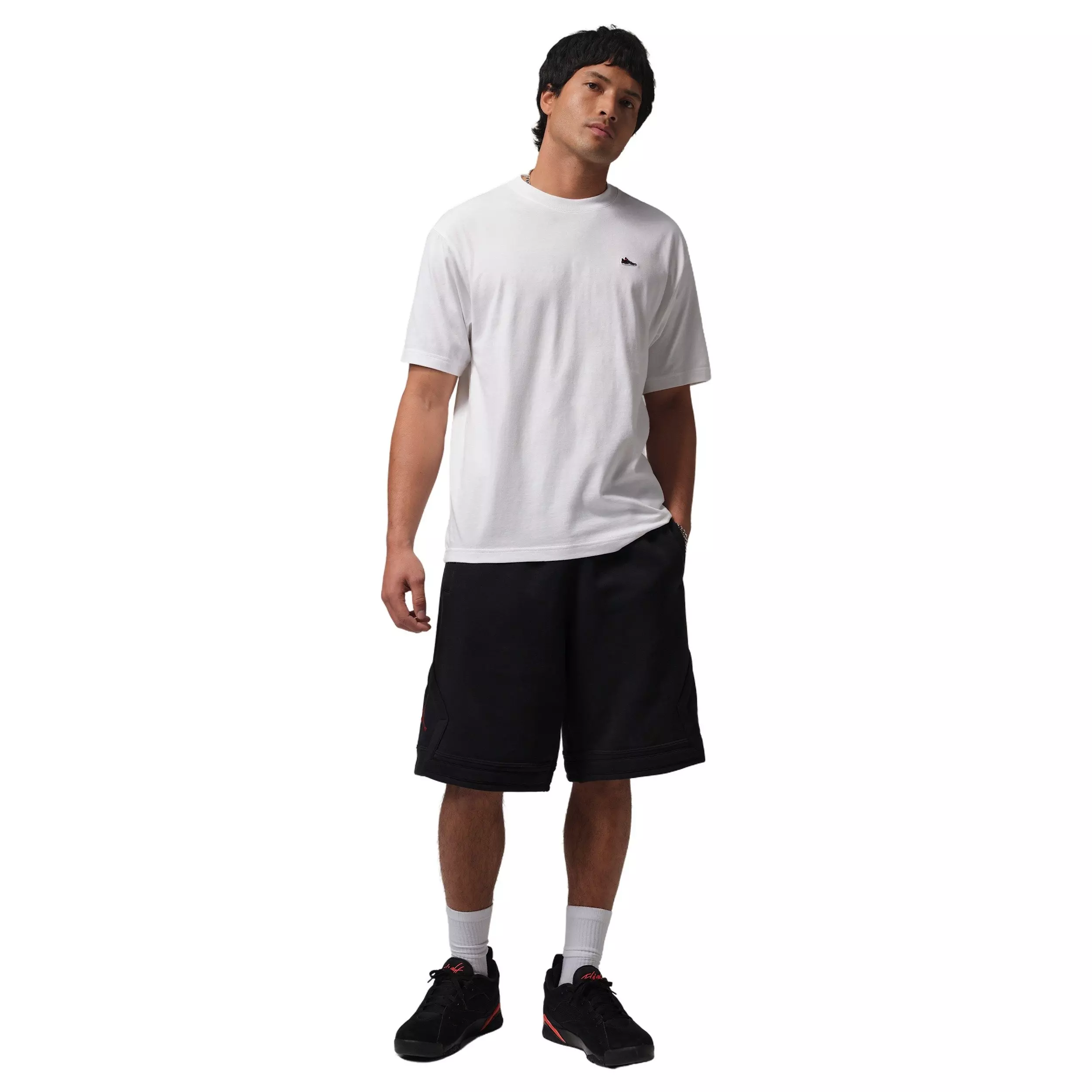 Jordan Men's Sneaker Patch T-Shirt - WHITE