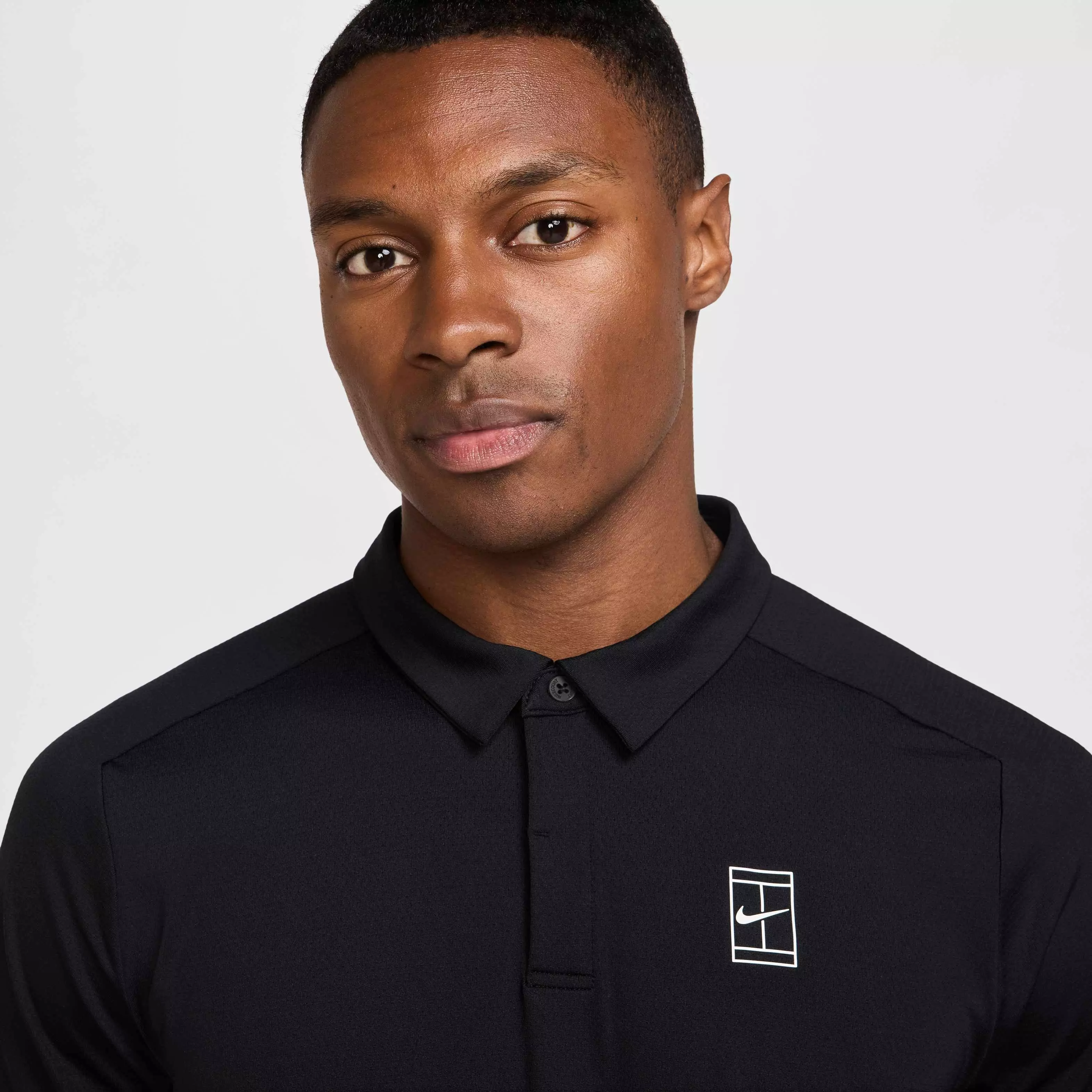 NikeCourt Men's Advantage Dri-FIT Tennis Polo - BLACK
