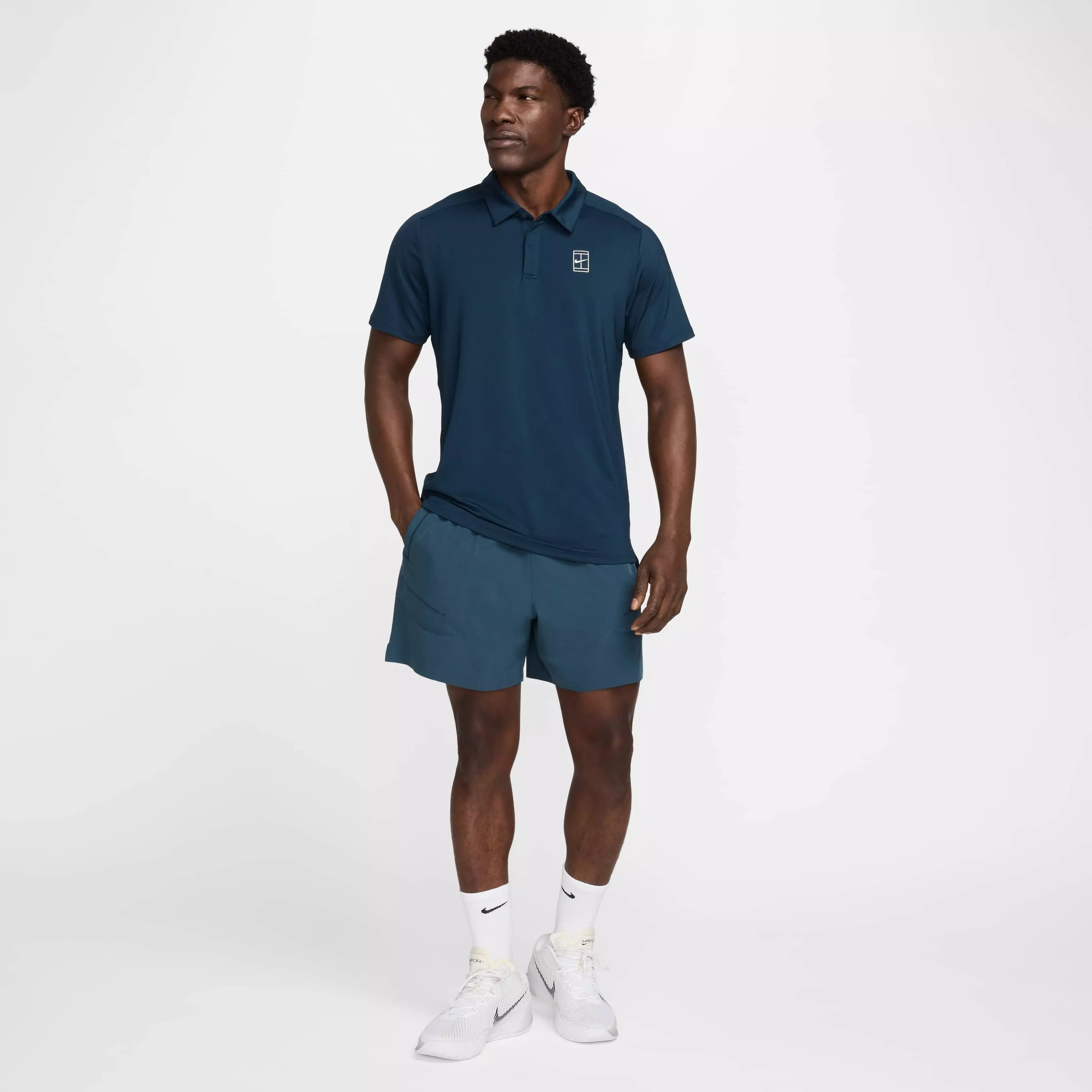 NikeCourt Men's Advantage Dri-FIT Tennis Polo - NAVY