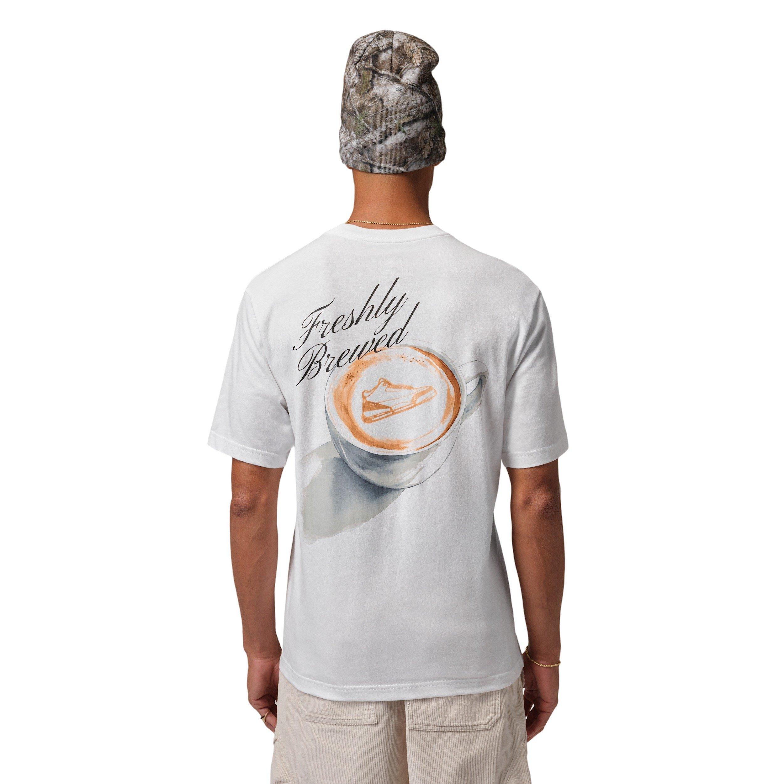 Jordan Men's Sneaker Graphic Short-Sleeve Crew T-Shirt - White - WHITE Thumbnail View 2