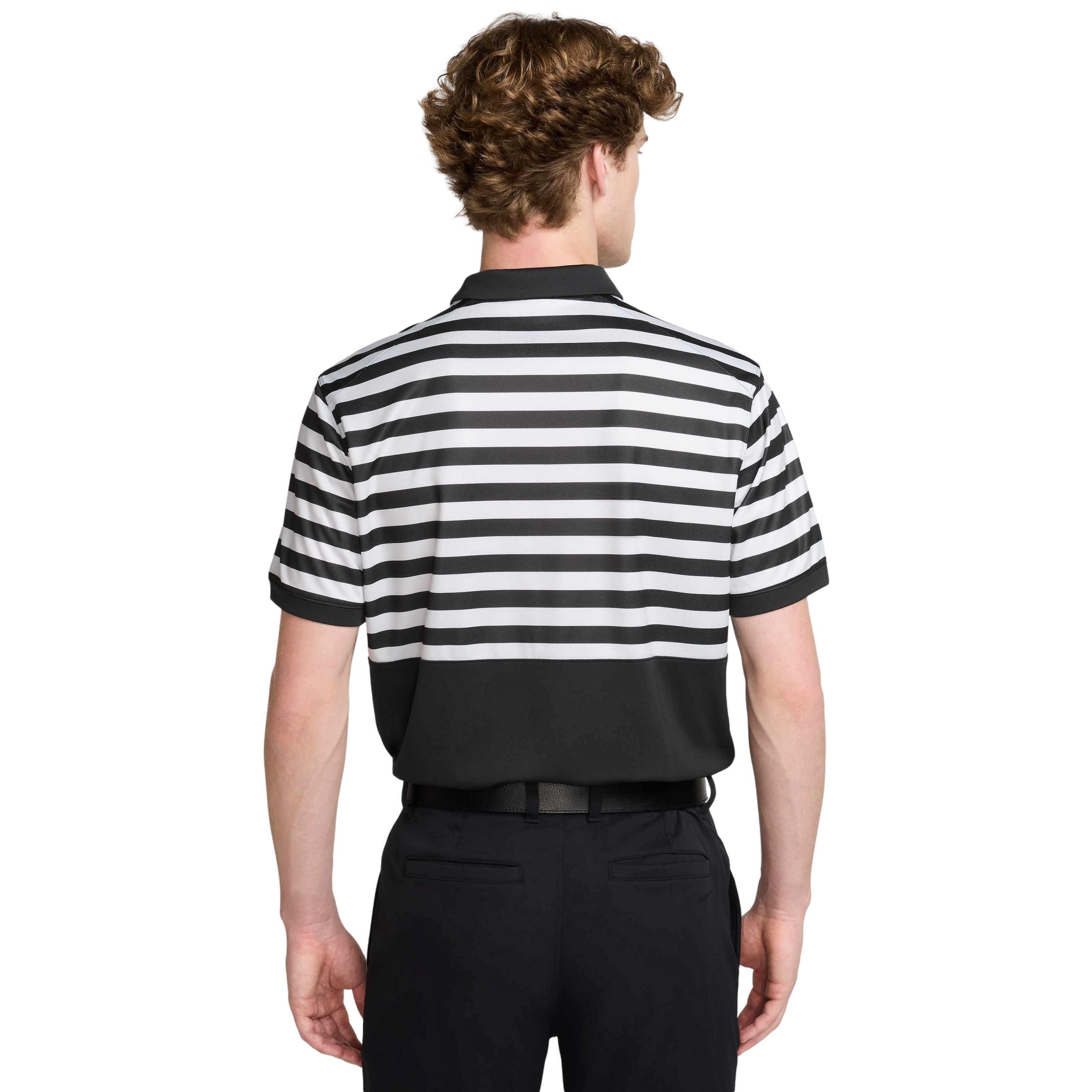 Nike Men's Victory+ Dri-FIT Blocked Golf Polo - BLACK Thumbnail View 2