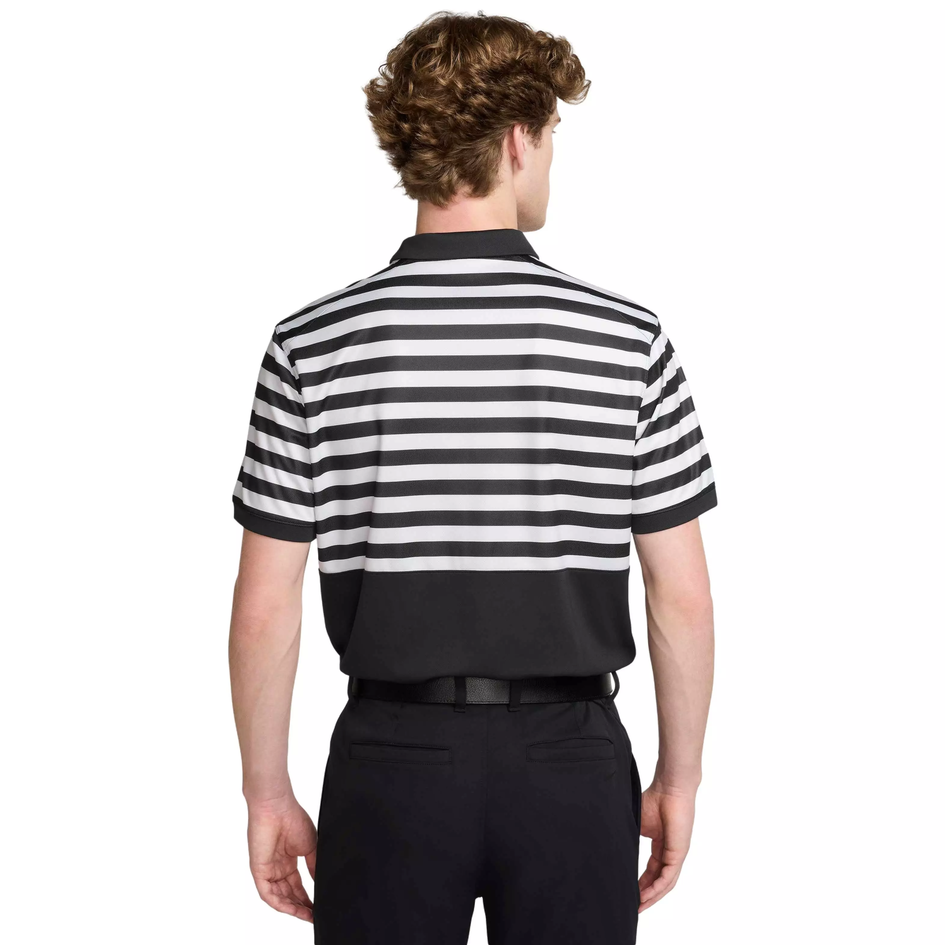 Nike Men's Victory+ Dri-FIT Blocked Golf Polo - BLACK