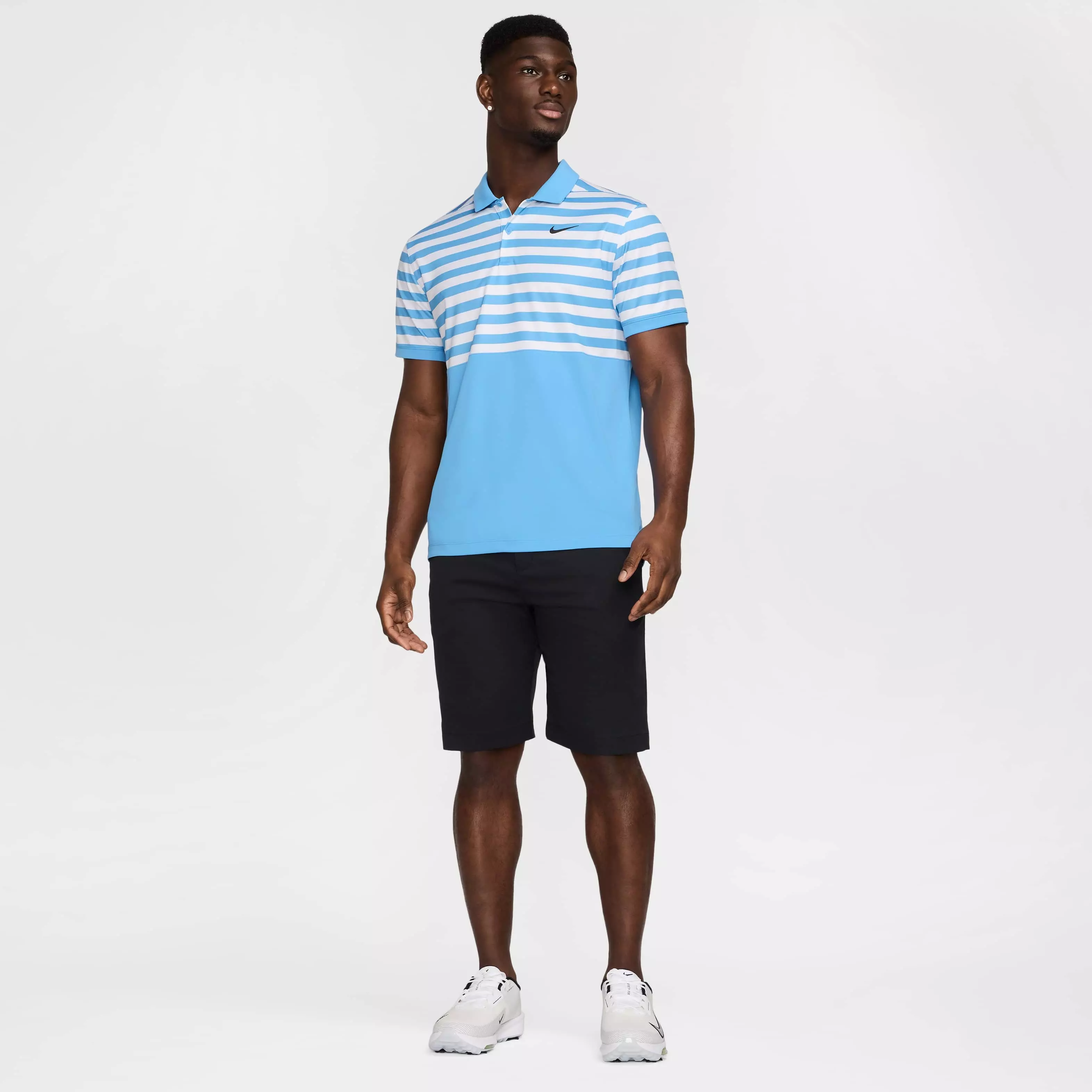 Nike Men's Victory+ Dri-FIT Blocked Golf Polo - BLUE