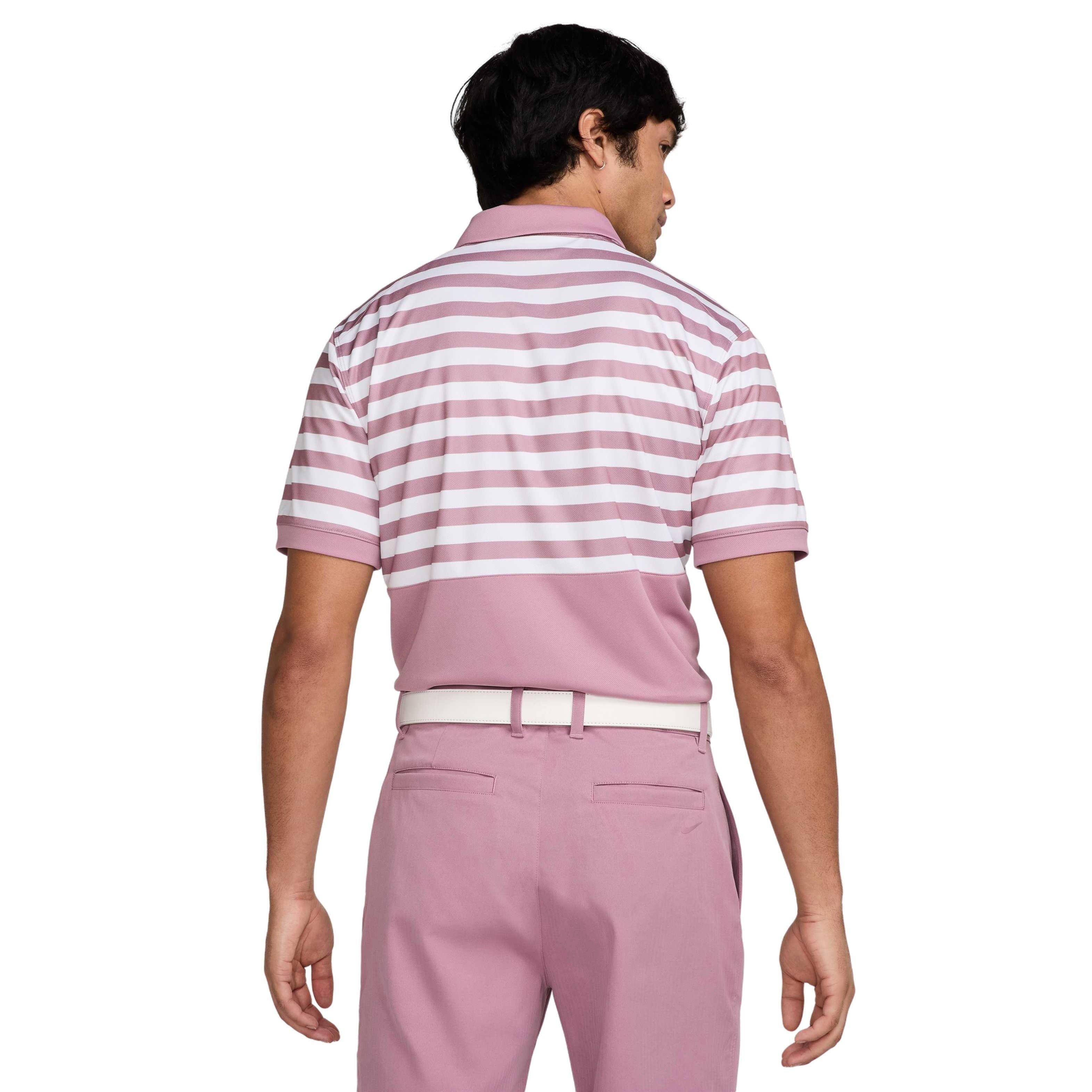 Nike Men's Victory+ Dri-FIT Blocked Golf Polo - PURPLE Thumbnail View 2