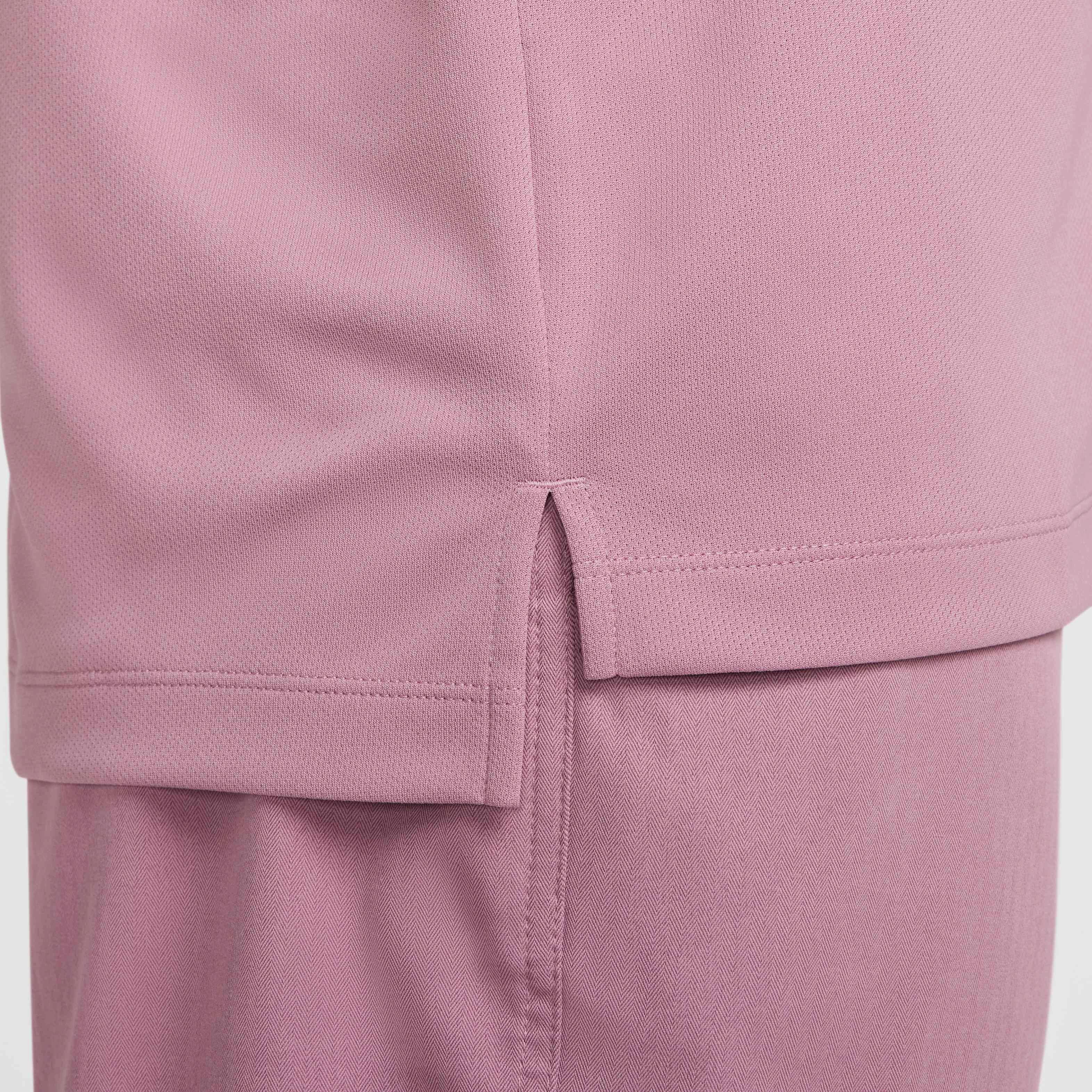 Nike Men's Victory+ Dri-FIT Blocked Golf Polo - PURPLE Thumbnail View 5