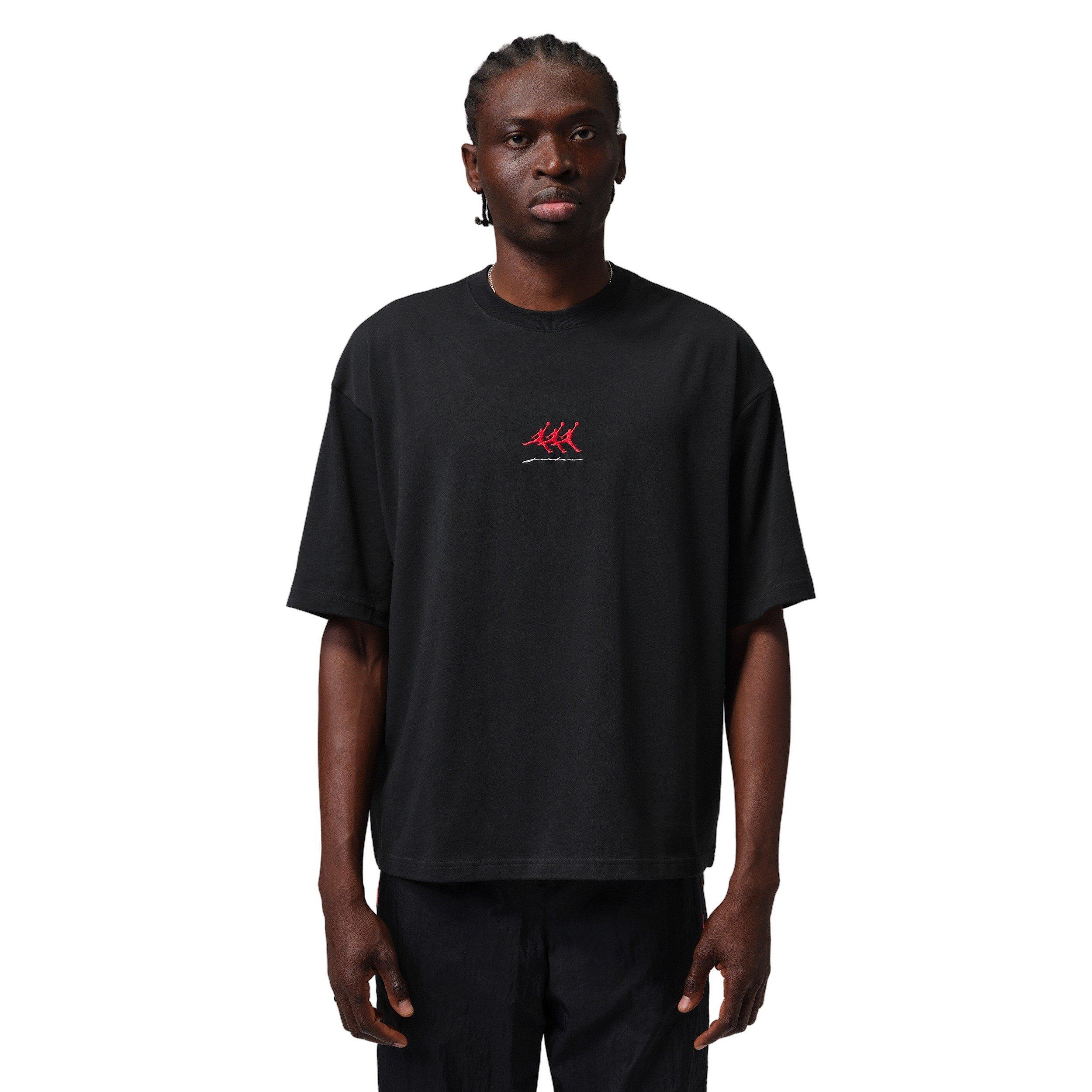 Jordan Men's Flight Graphic Oversized Short-Sleeve Crew T-Shirt - BLACK Thumbnail View 1