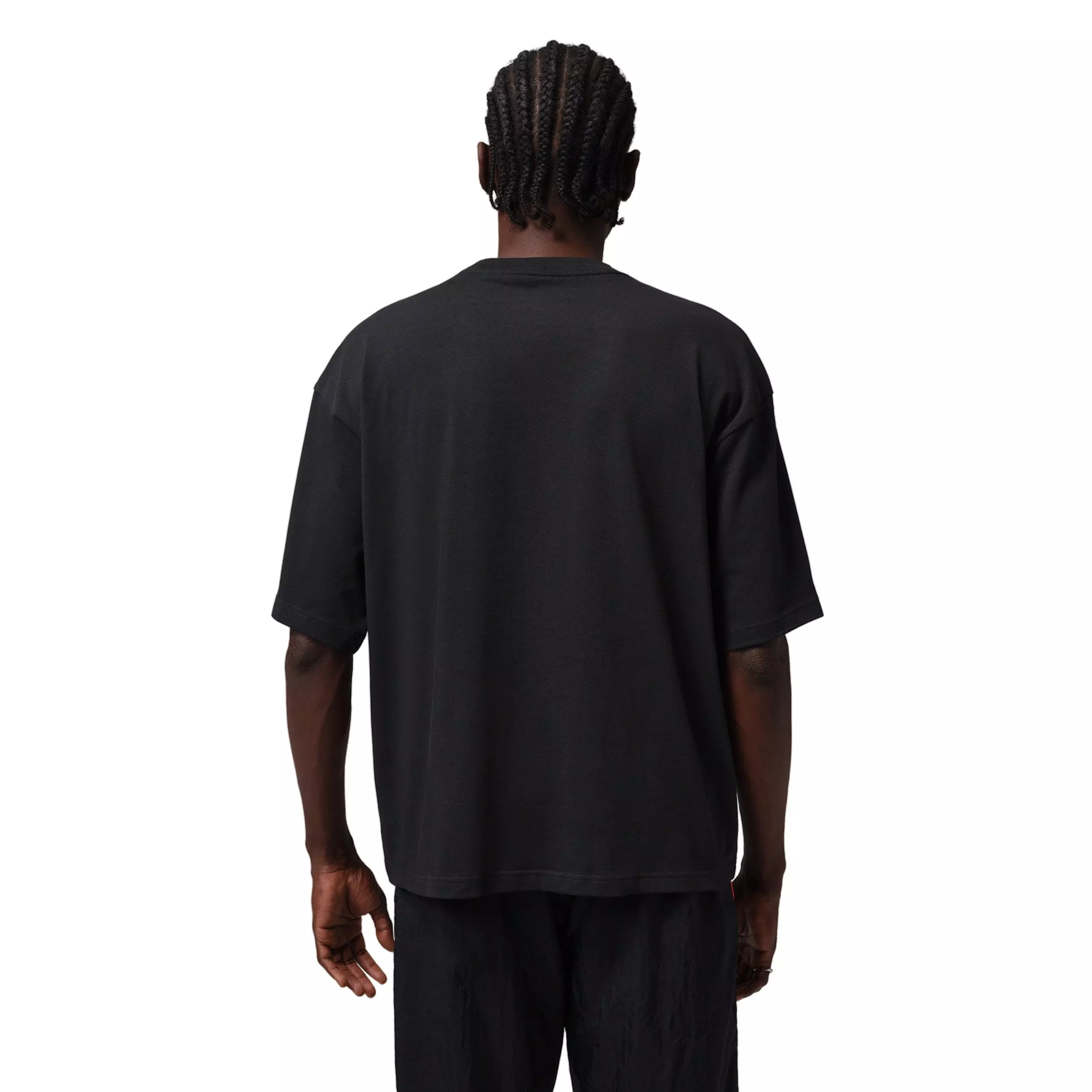 Jordan Men's Flight Graphic Oversized Short-Sleeve Crew T-Shirt - BLACK