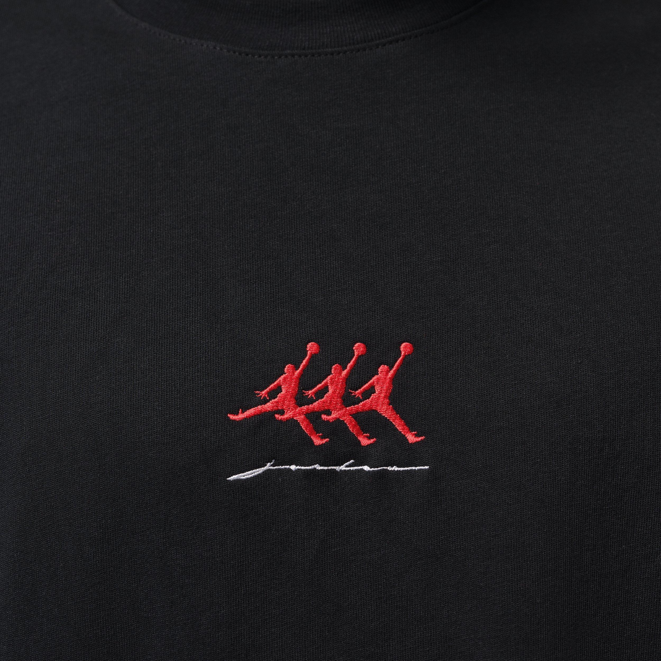 Jordan Men's Flight Graphic Oversized Short-Sleeve Crew T-Shirt - BLACK Thumbnail View 4