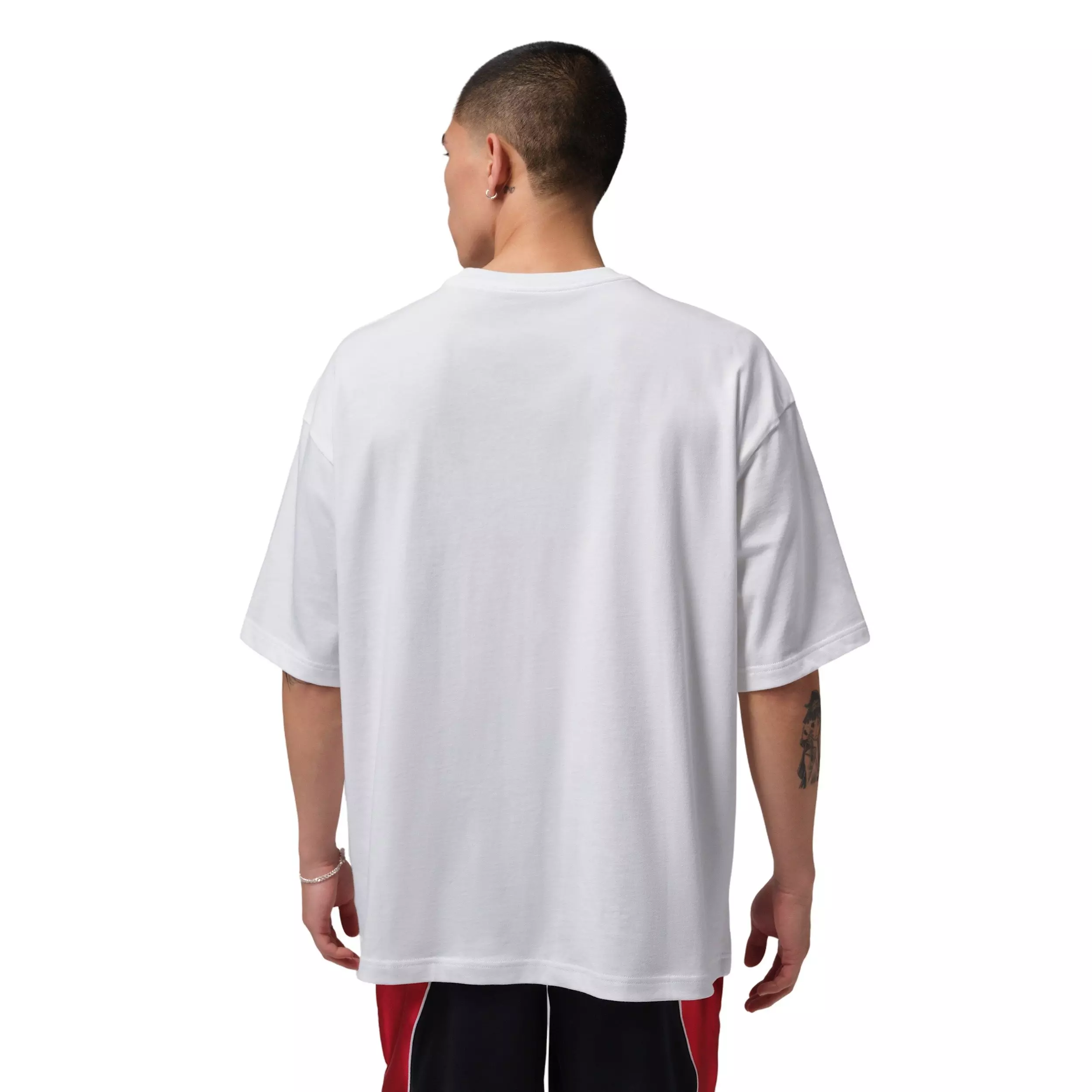 Jordan Men's Flight Graphic Oversized Short-Sleeve Crew T-Shirt - WHITE
