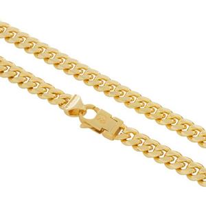 King Ice 8mm Miami Cuban Link Chain - Gold - GOLD