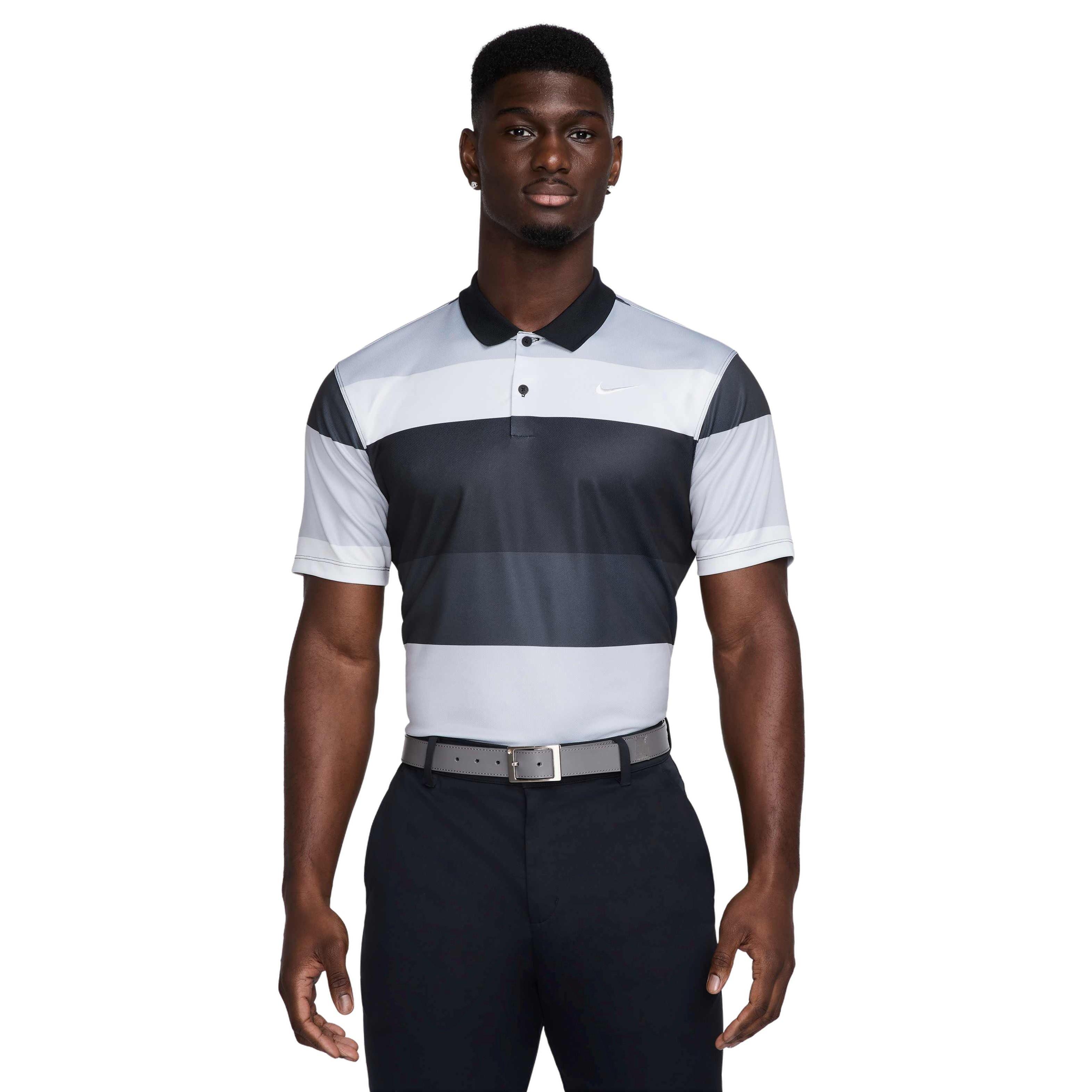Nike Men's Victory+ Dri-FIT PRT Golf Polo - BLACK Thumbnail View 1