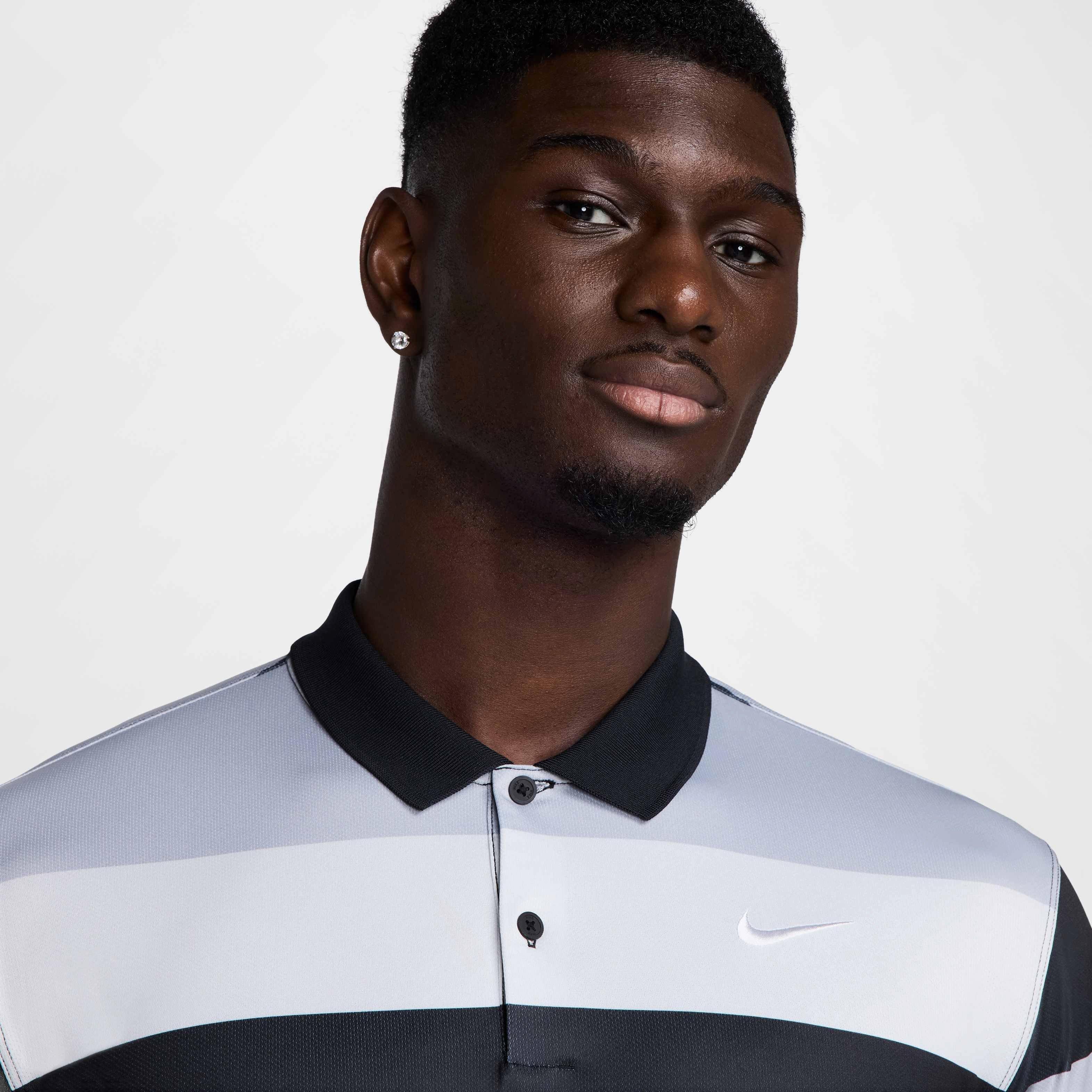 Nike Men's Victory+ Dri-FIT PRT Golf Polo - BLACK Thumbnail View 3