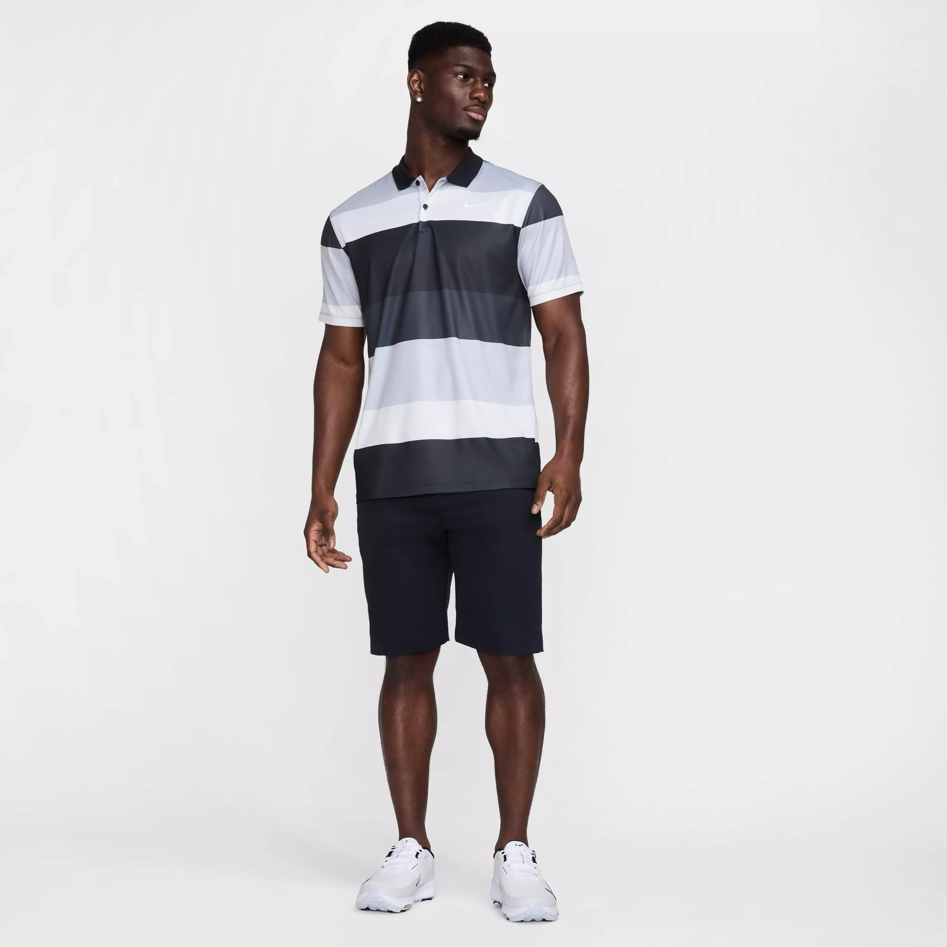 Nike Men's Victory+ Dri-FIT PRT Golf Polo - BLACK