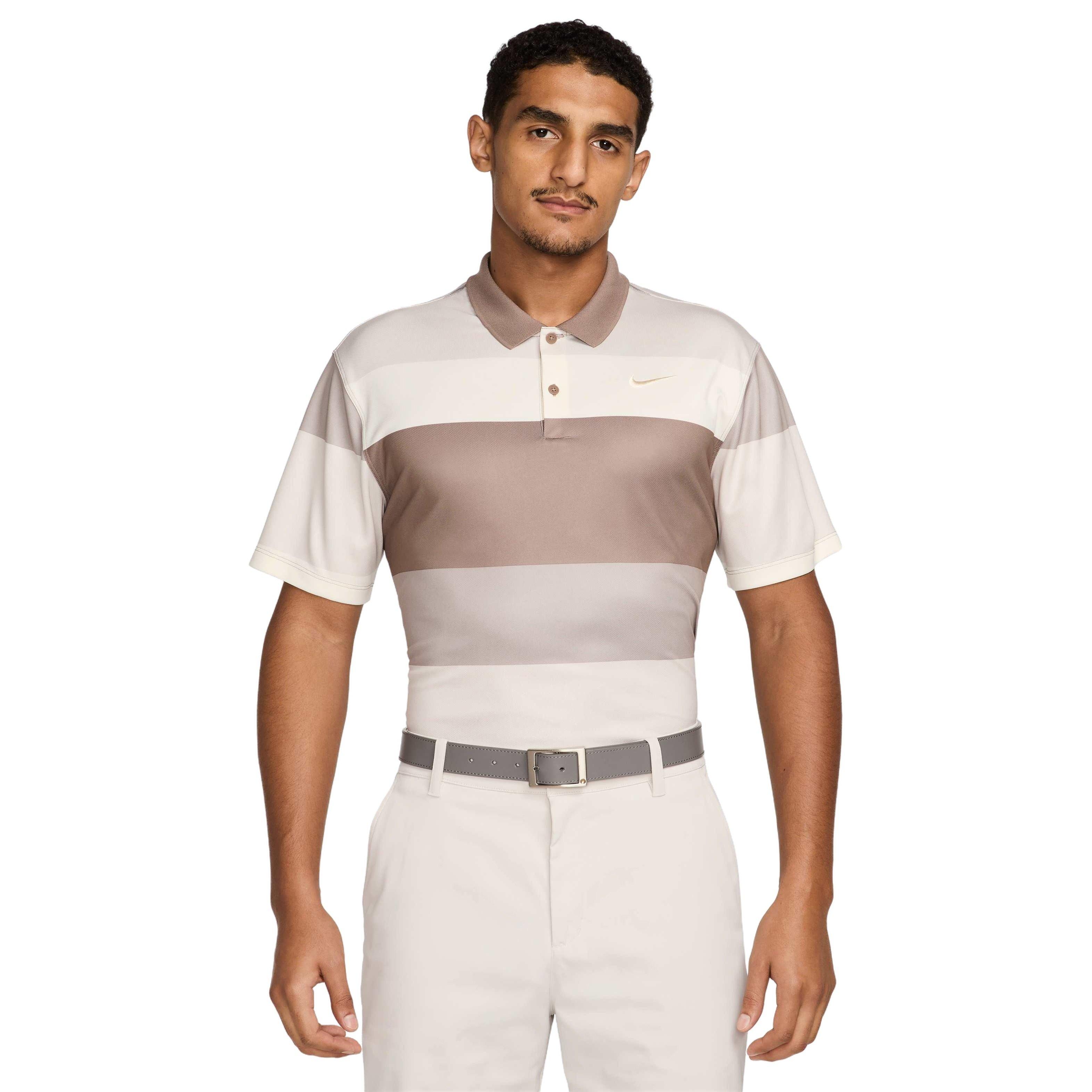 Nike Men's Victory+ Dri-FIT PRT Golf Polo - BROWN Thumbnail View 1
