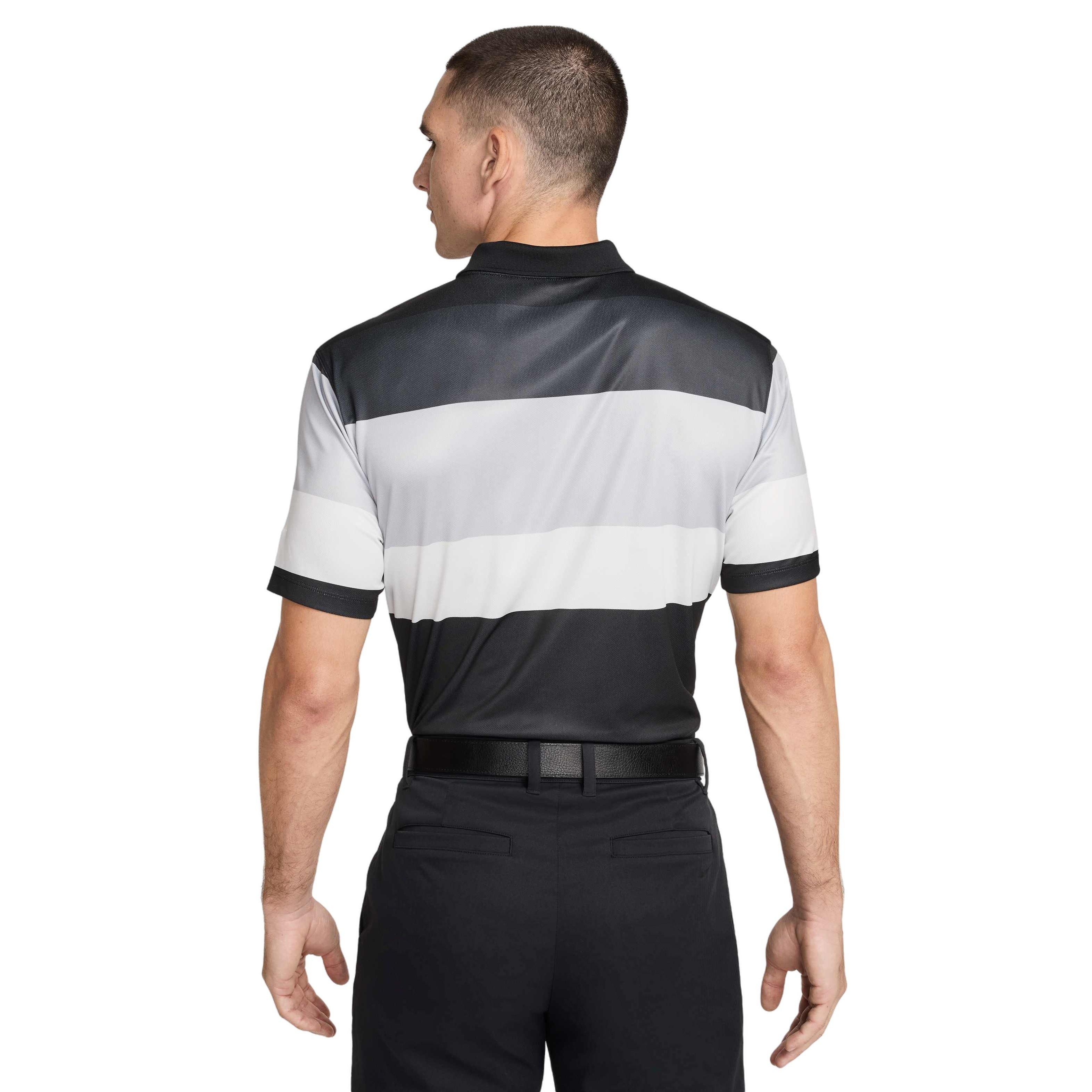Nike Men's Victory+ Dri-FIT PRT O Golf Polo - BLACK Thumbnail View 2