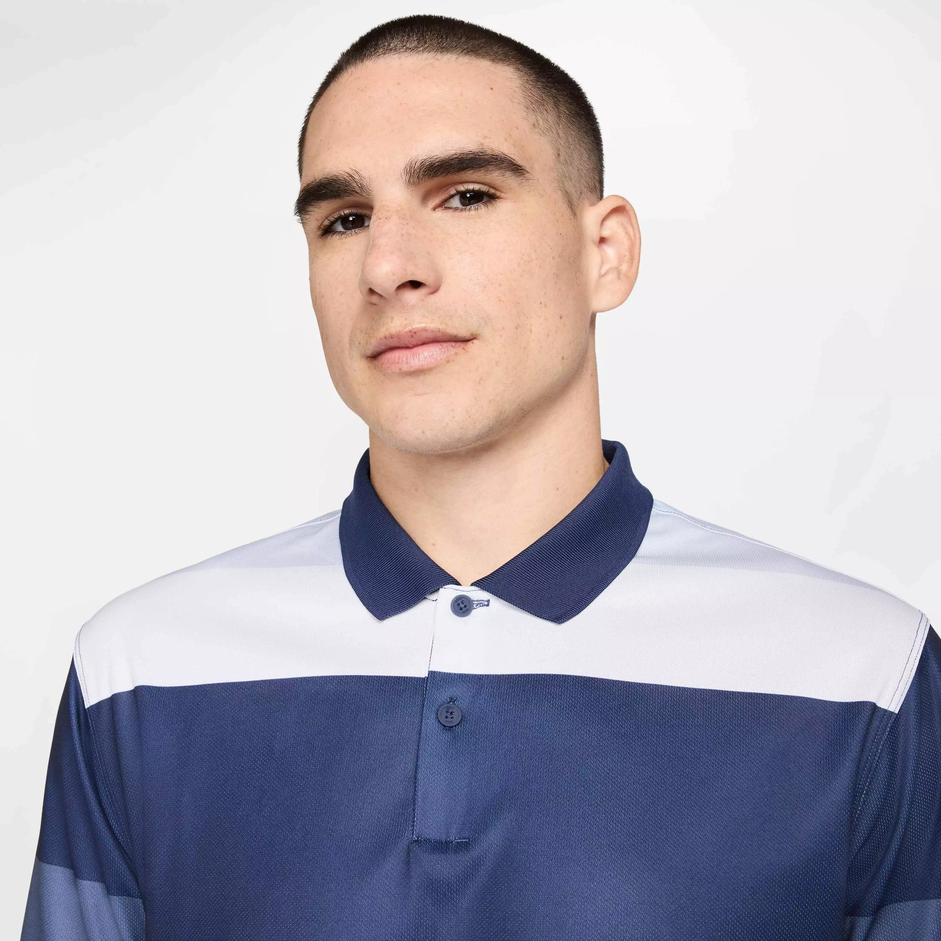 Nike Men's Victory+ Dri-FIT PRT O Golf Polo - NAVY