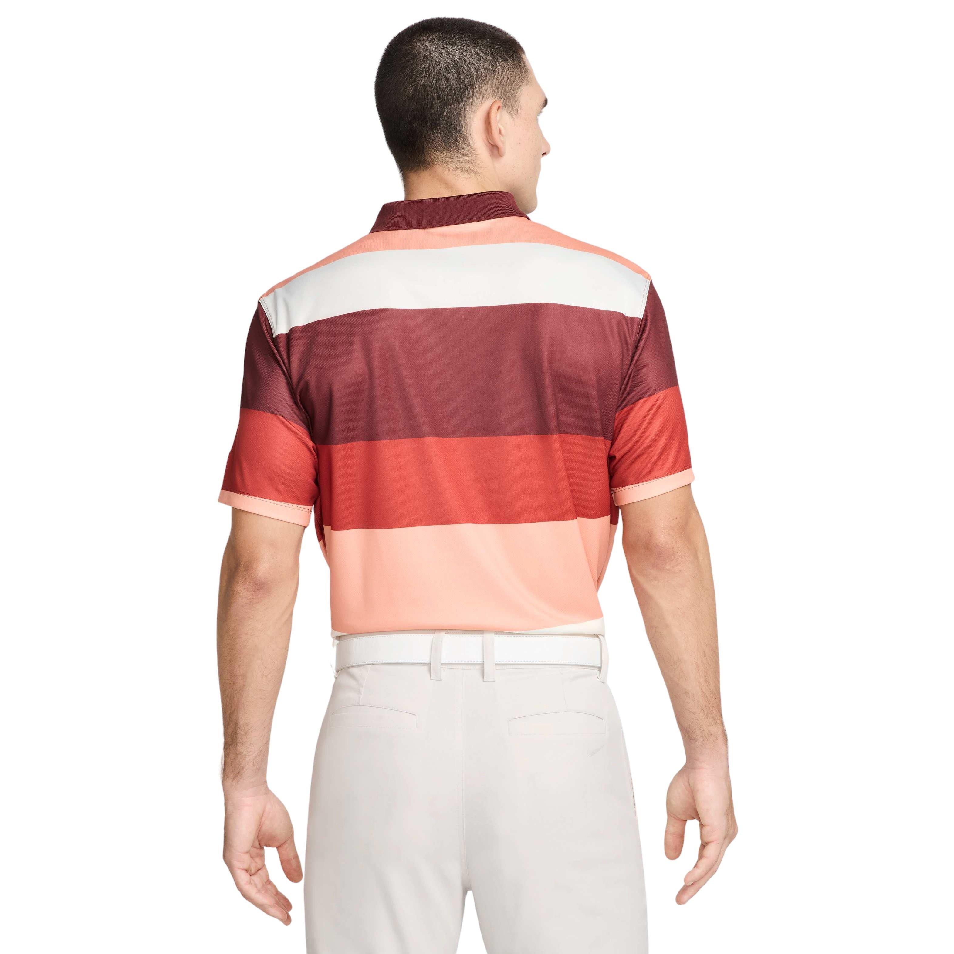 Nike Men's Victory+ Dri-FIT PRT O Golf Polo - RED Thumbnail View 2