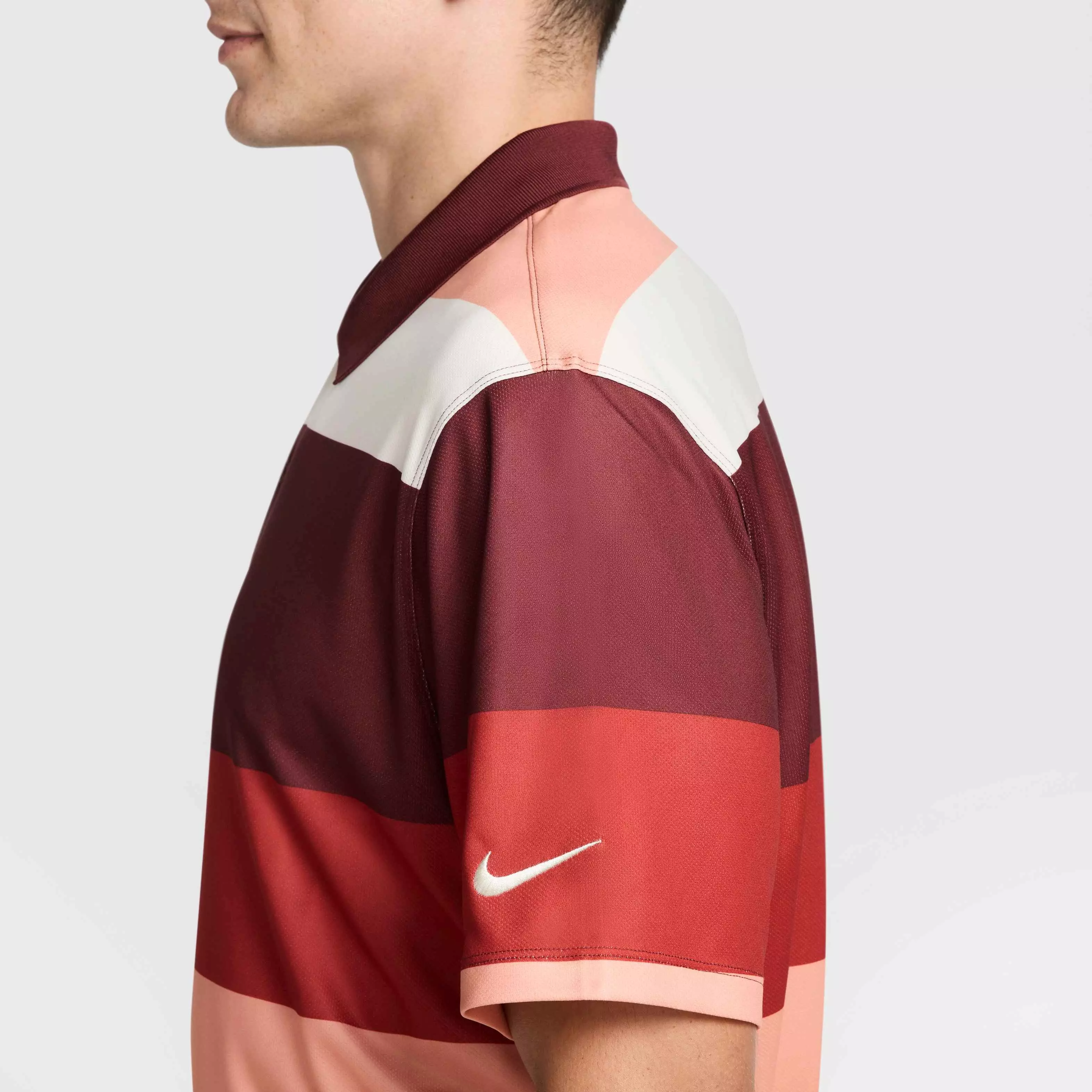 Nike Men's Victory+ Dri-FIT PRT O Golf Polo - RED