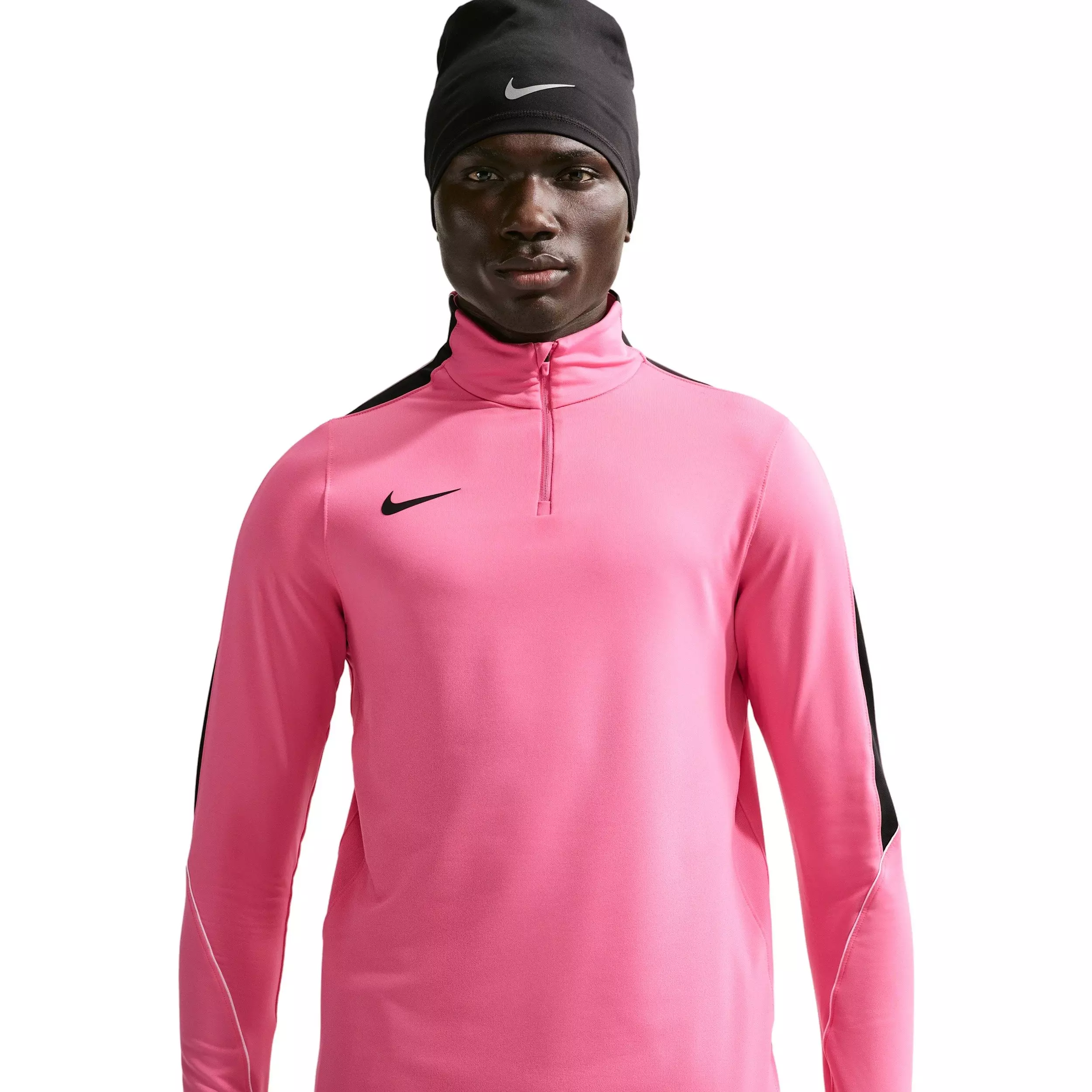 Nike Men's Strike Dri-FIT Soccer Training 1/4 Zip Top - PINK