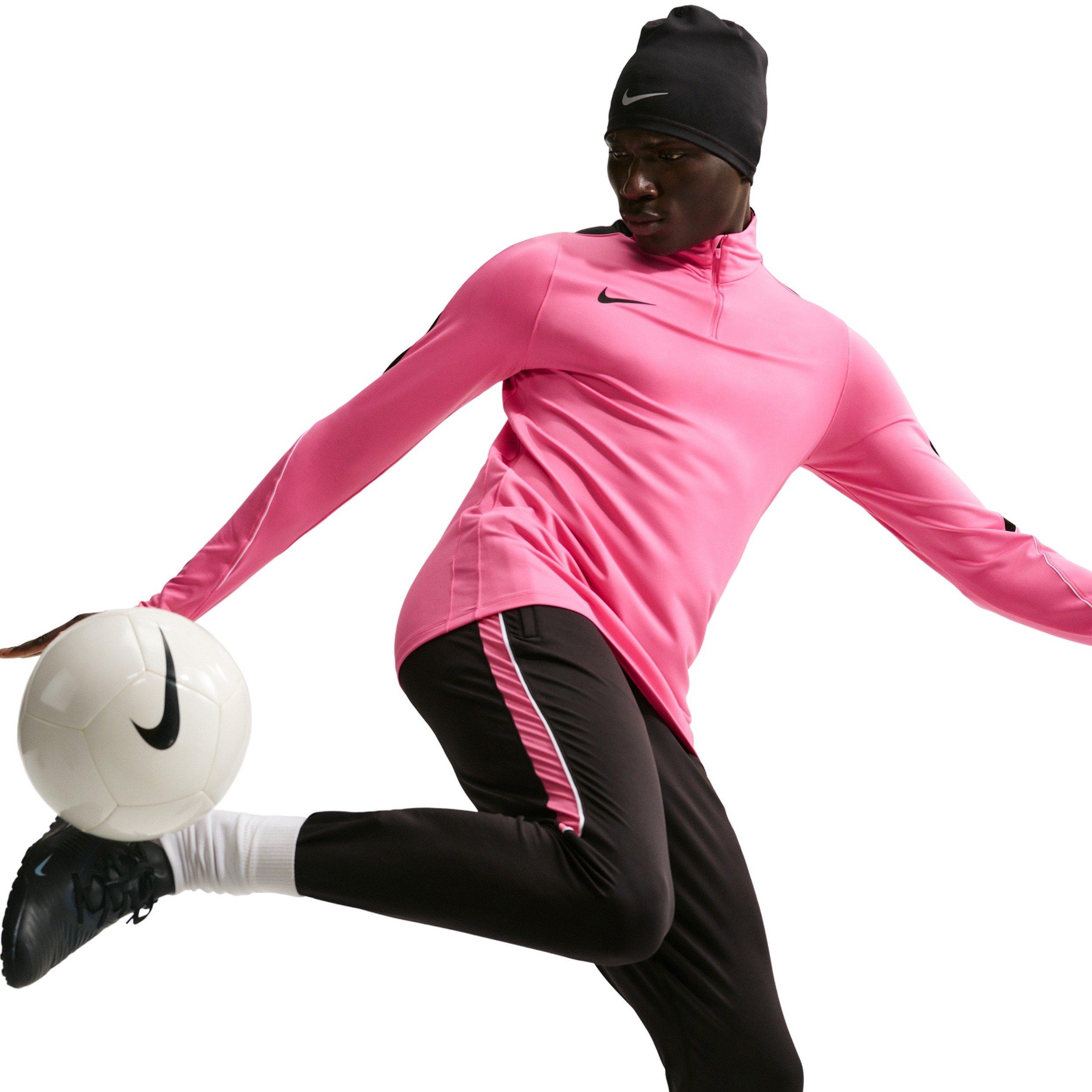 Nike Men's Strike Dri-FIT Soccer Training 1/4 Zip Top - PINK Thumbnail View 5
