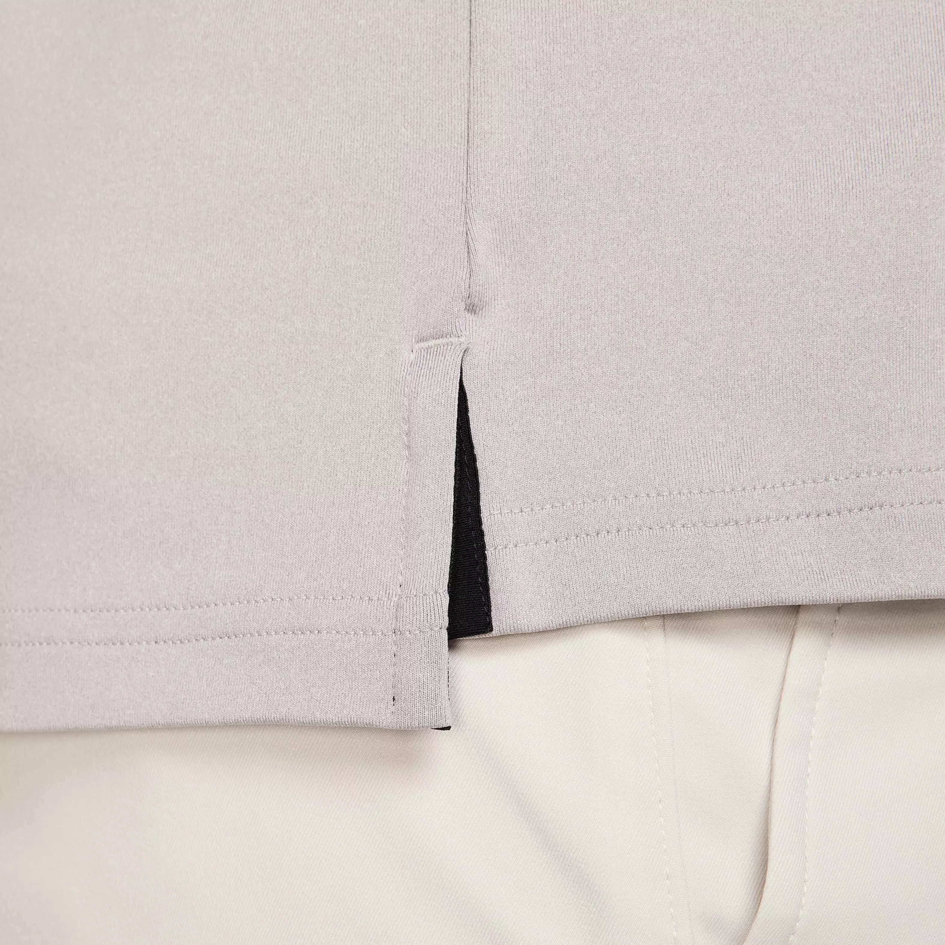 Nike Men's Tour Heathered Dri-Fit Golf Polo - GREY