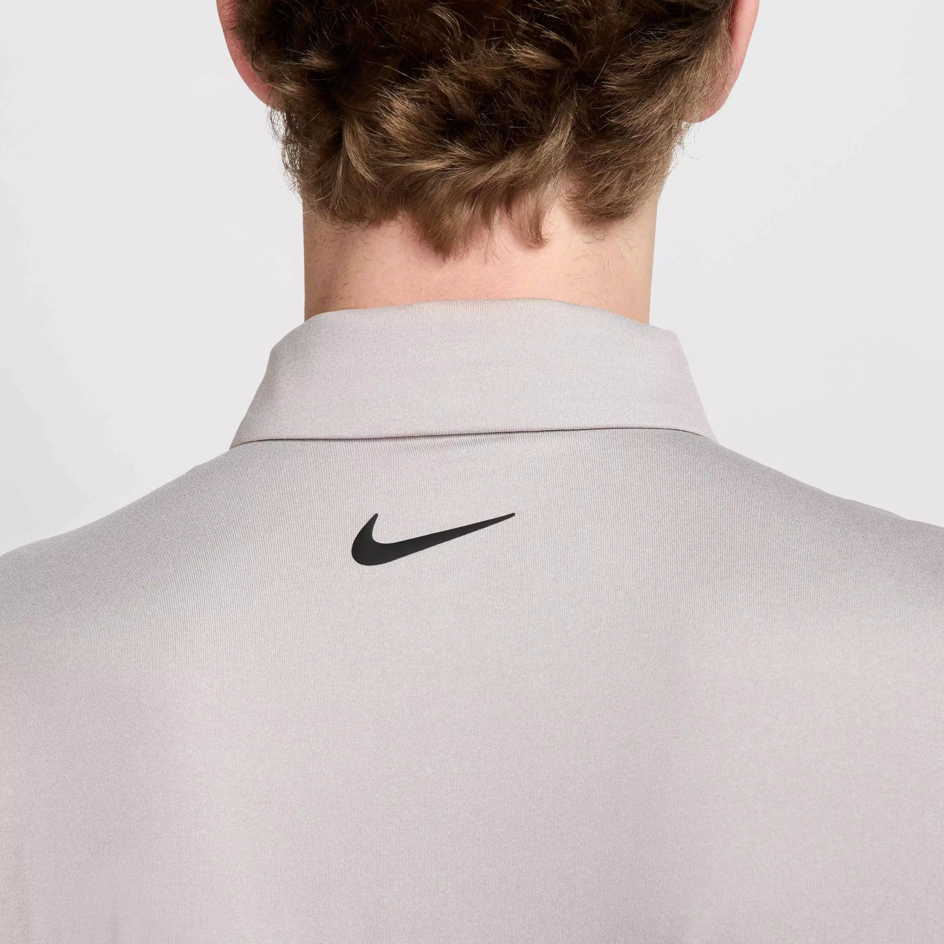 Nike Men's Tour Heathered Dri-Fit Golf Polo - GREY