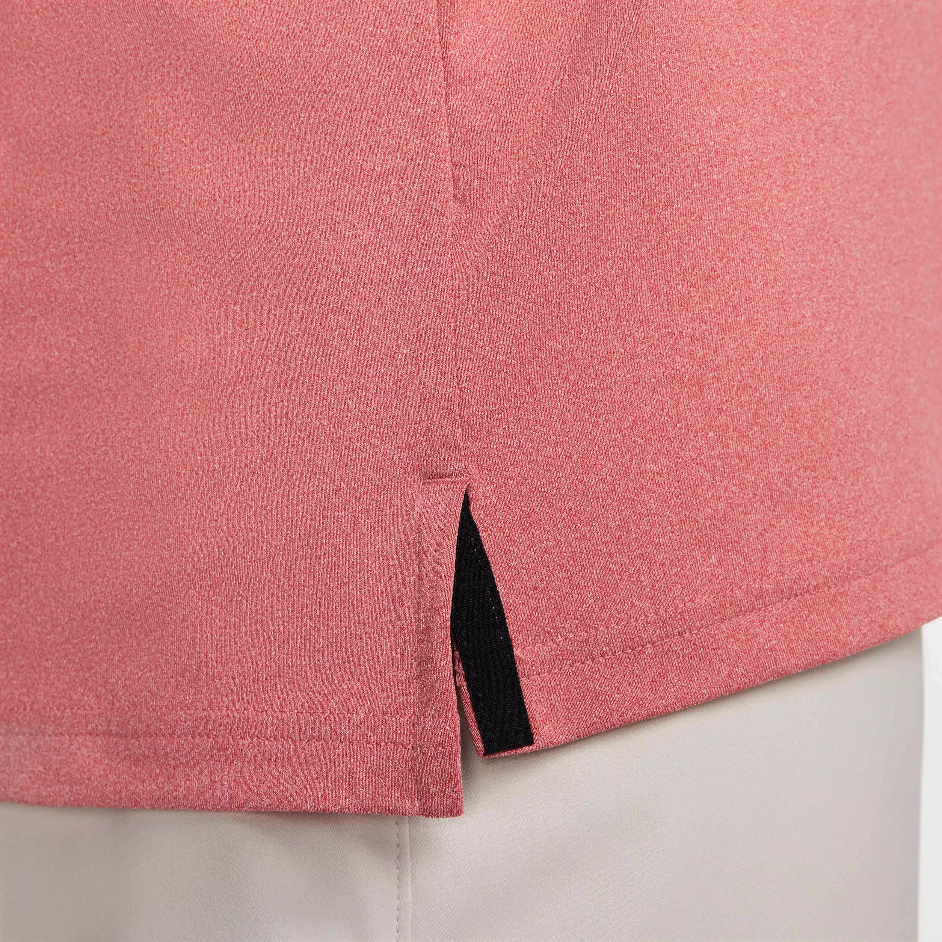 Nike Men's Tour Heathered Dri-Fit Golf Polo - RED