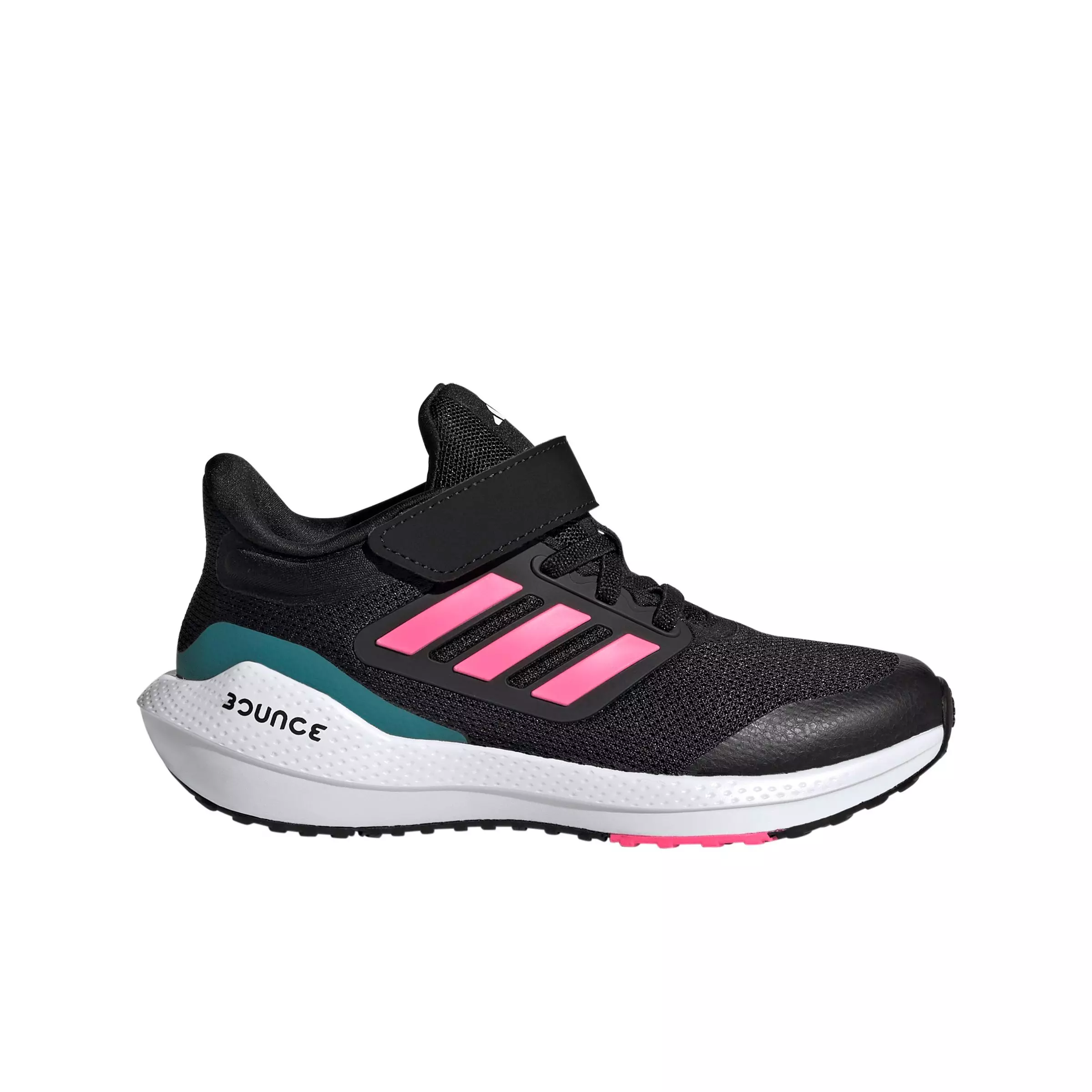 adidas Ultrabounce Kids "Core Black/Luc Pink/Ftwr White" Grade School Kids' Running Shoe - BLACK/PINK/WHITE