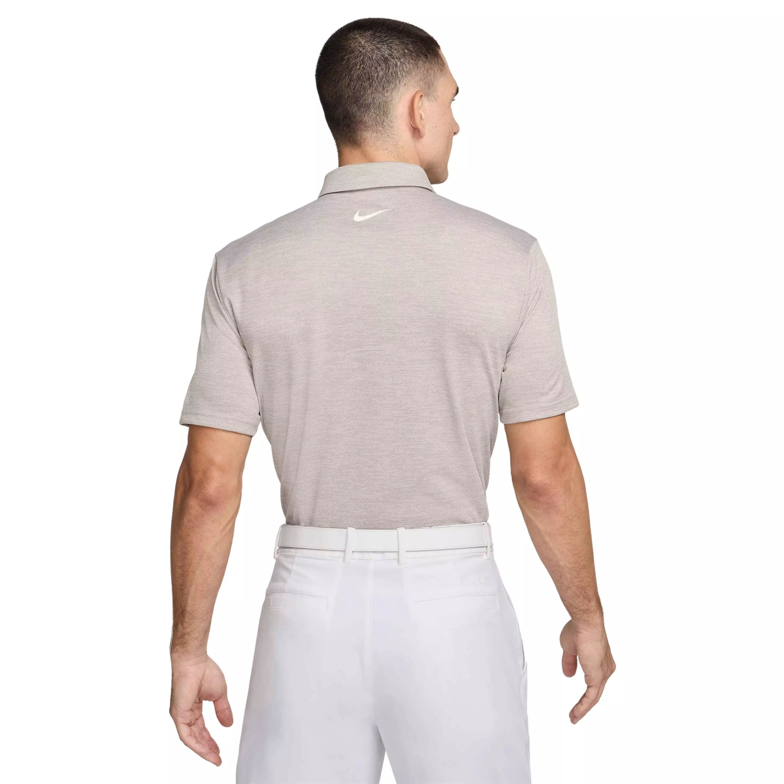 Nike Men's Tour Jacquard Dri-FIT Golf Polo - GREY