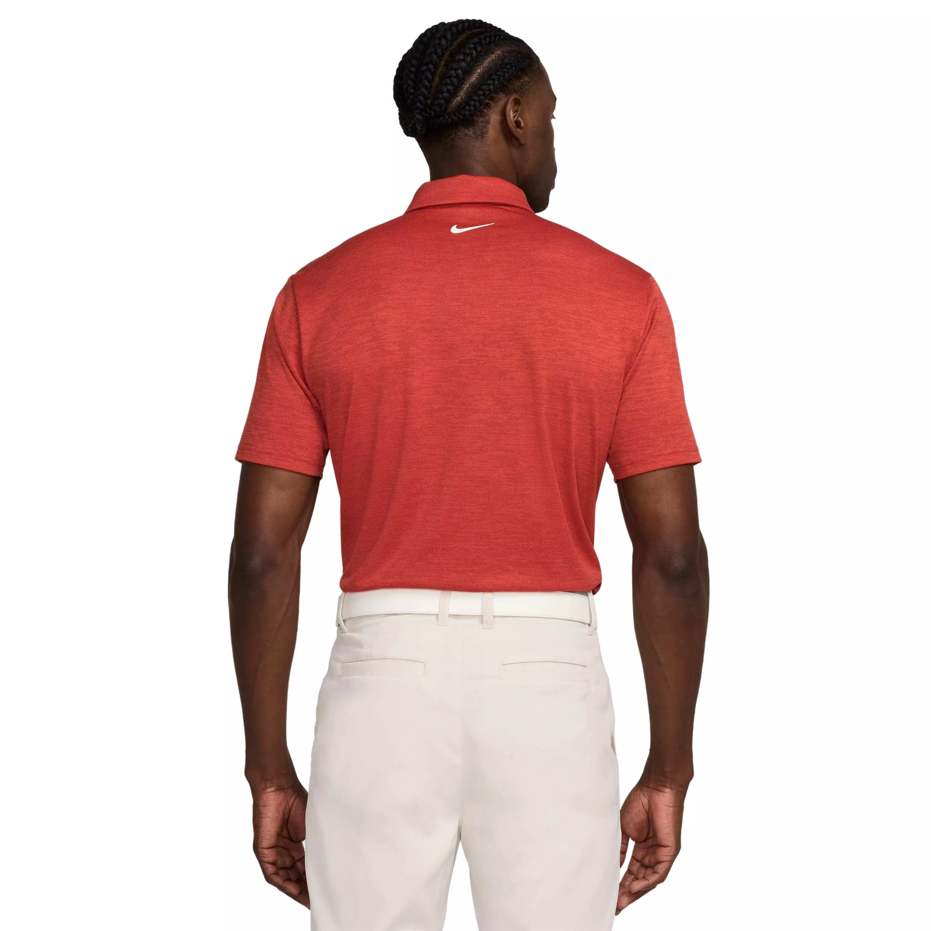 Nike Men's Tour Jacquard Dri-FIT Golf Polo - RED