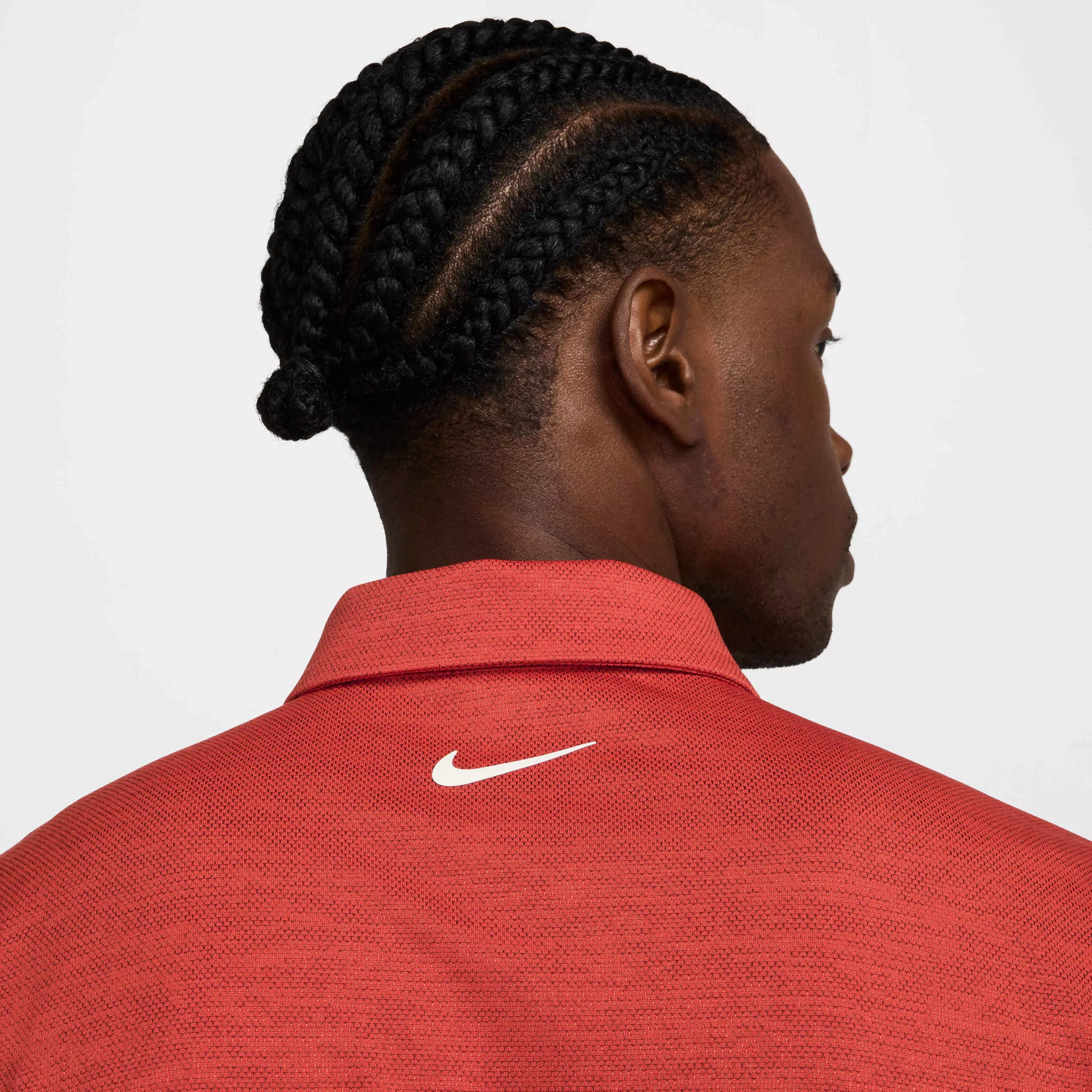 Nike Men's Tour Jacquard Dri-FIT Golf Polo - RED
