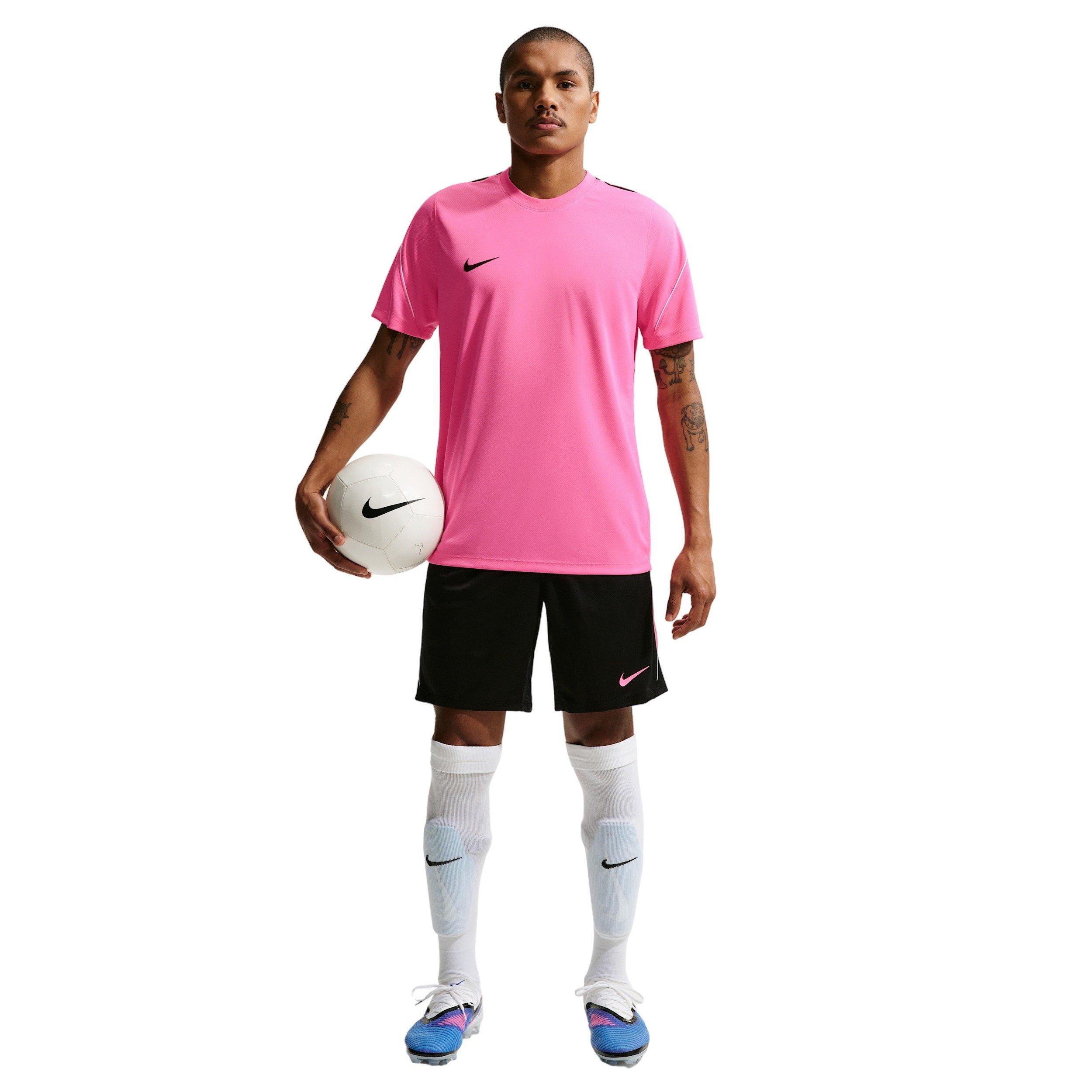Nike Men's Strike Dri-FIT Short Sleeve Soccer Top - PINK Thumbnail View 1