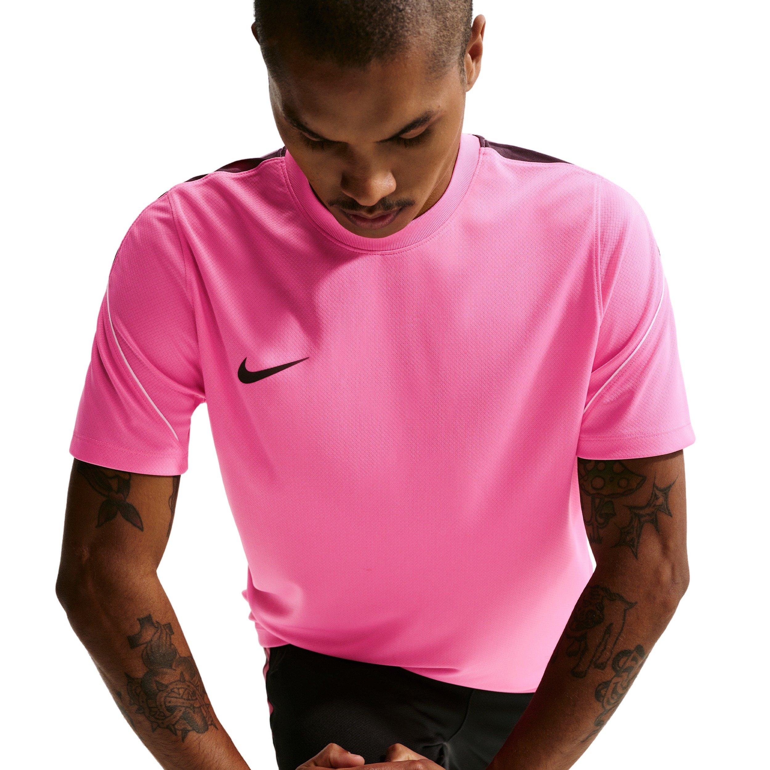 Nike Men's Strike Dri-FIT Short Sleeve Soccer Top - PINK Thumbnail View 5