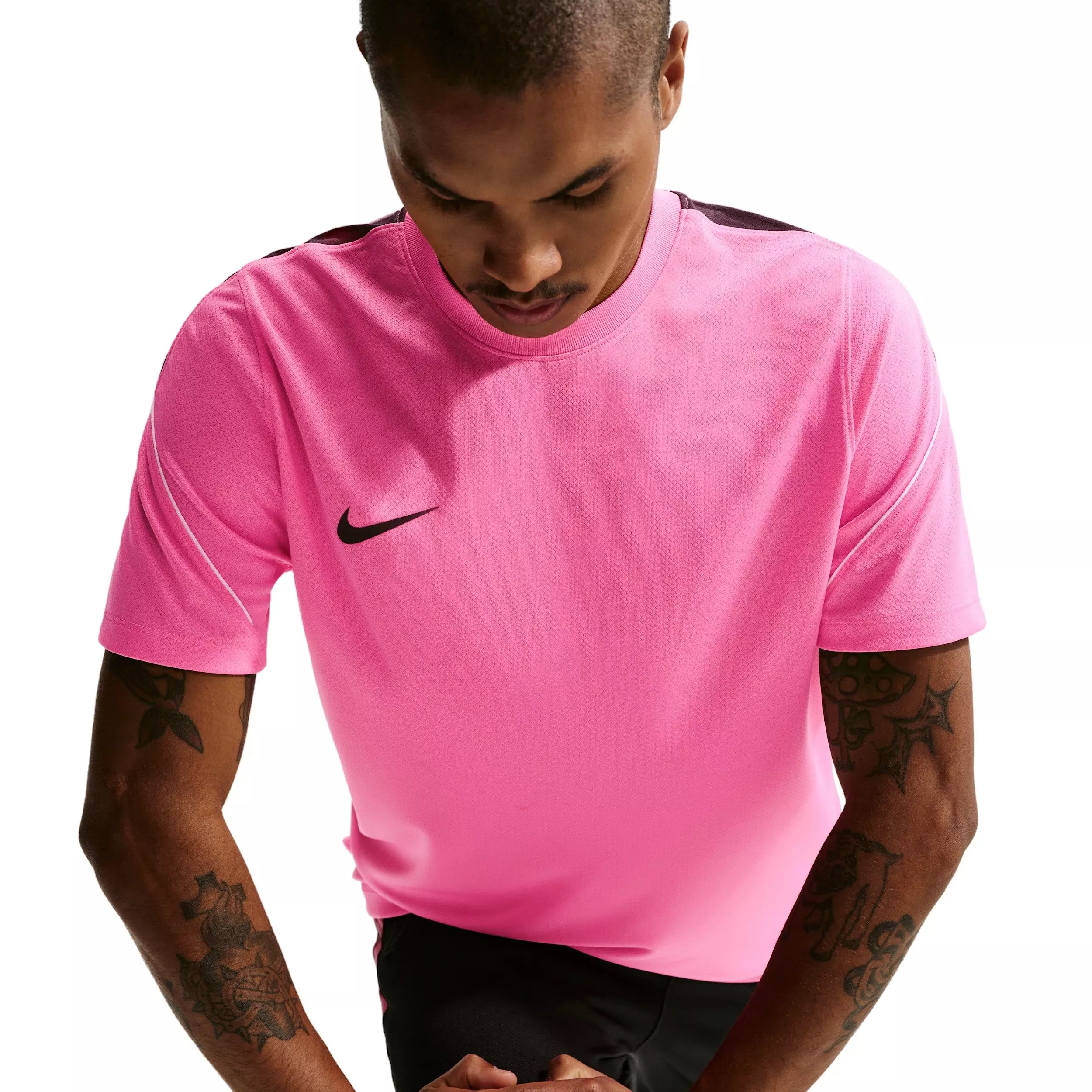 Nike Men's Strike Dri-FIT Short Sleeve Soccer Top - PINK