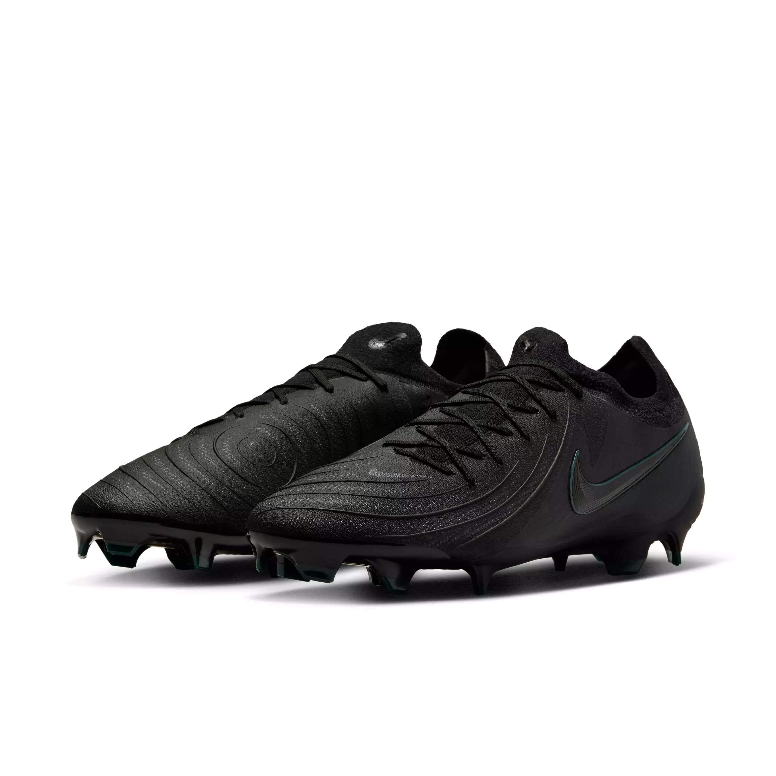 Nike Phantom GX 2 Pro FG "Black/Deep Jungle/Black" Men's Soccer Cleat - BLACK/JUNGLE/BLACK