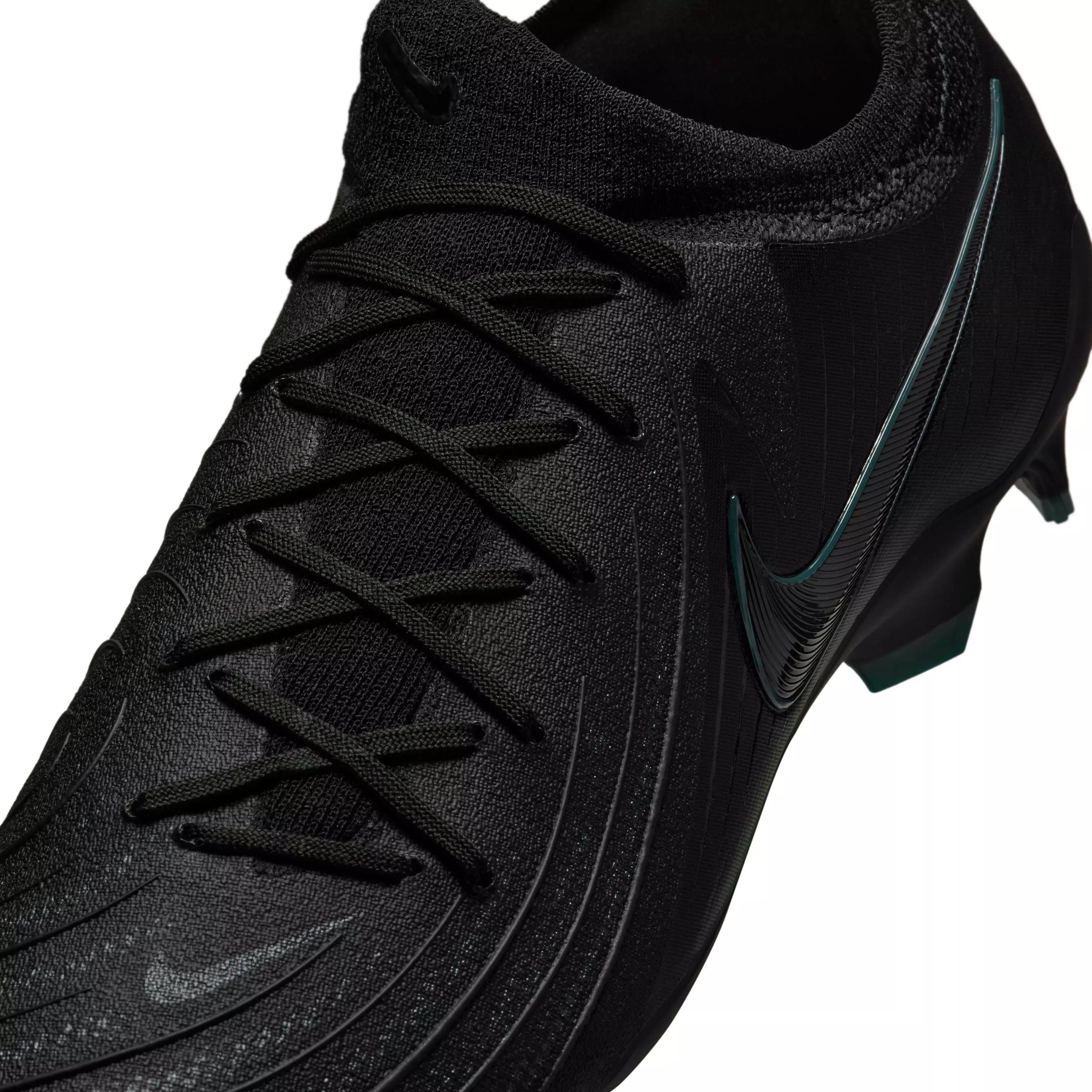 Nike Phantom GX 2 Pro FG "Black/Deep Jungle/Black" Men's Soccer Cleat - BLACK/JUNGLE/BLACK