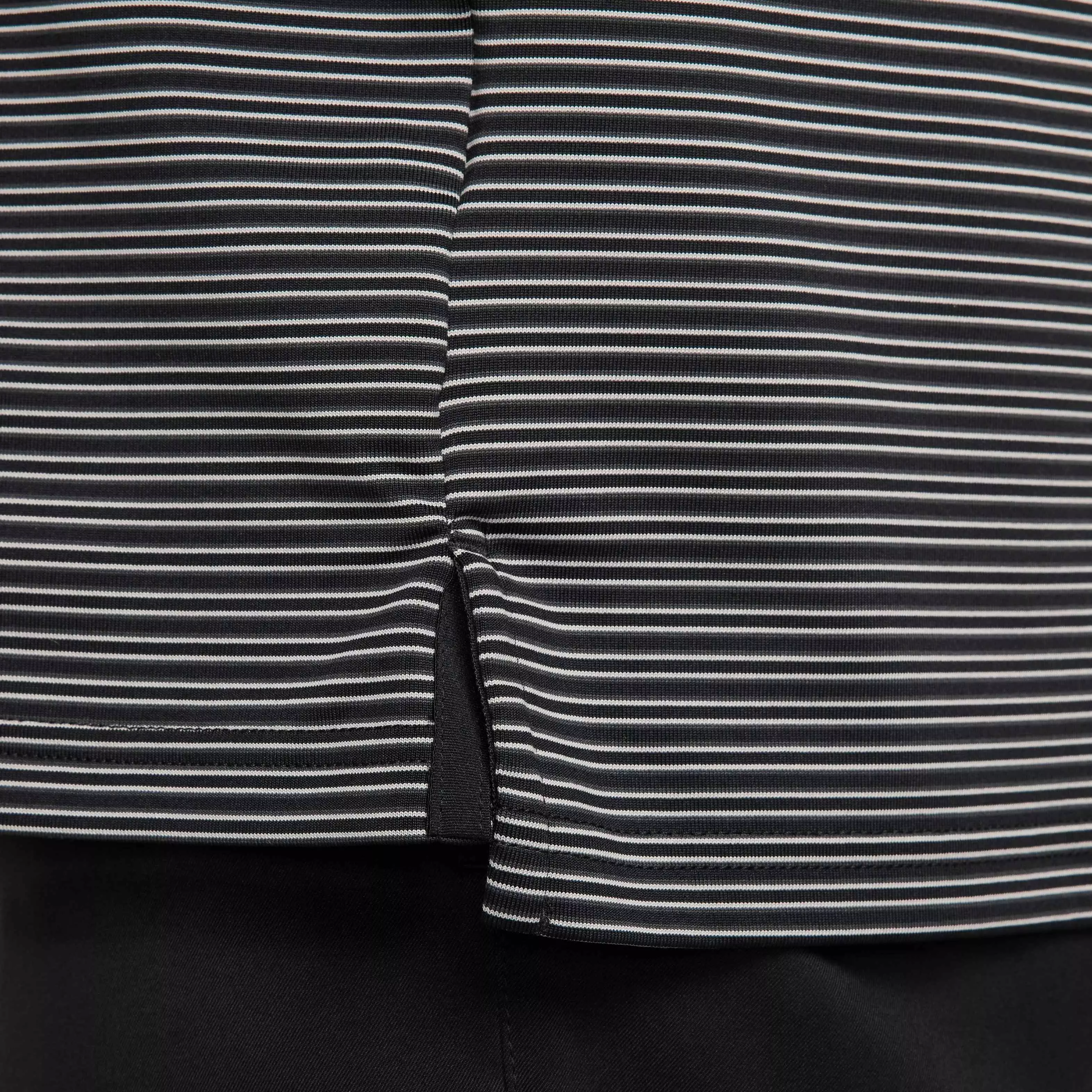 Nike Men's Tour Dri-FIT Striped Golf Polo - BLACK